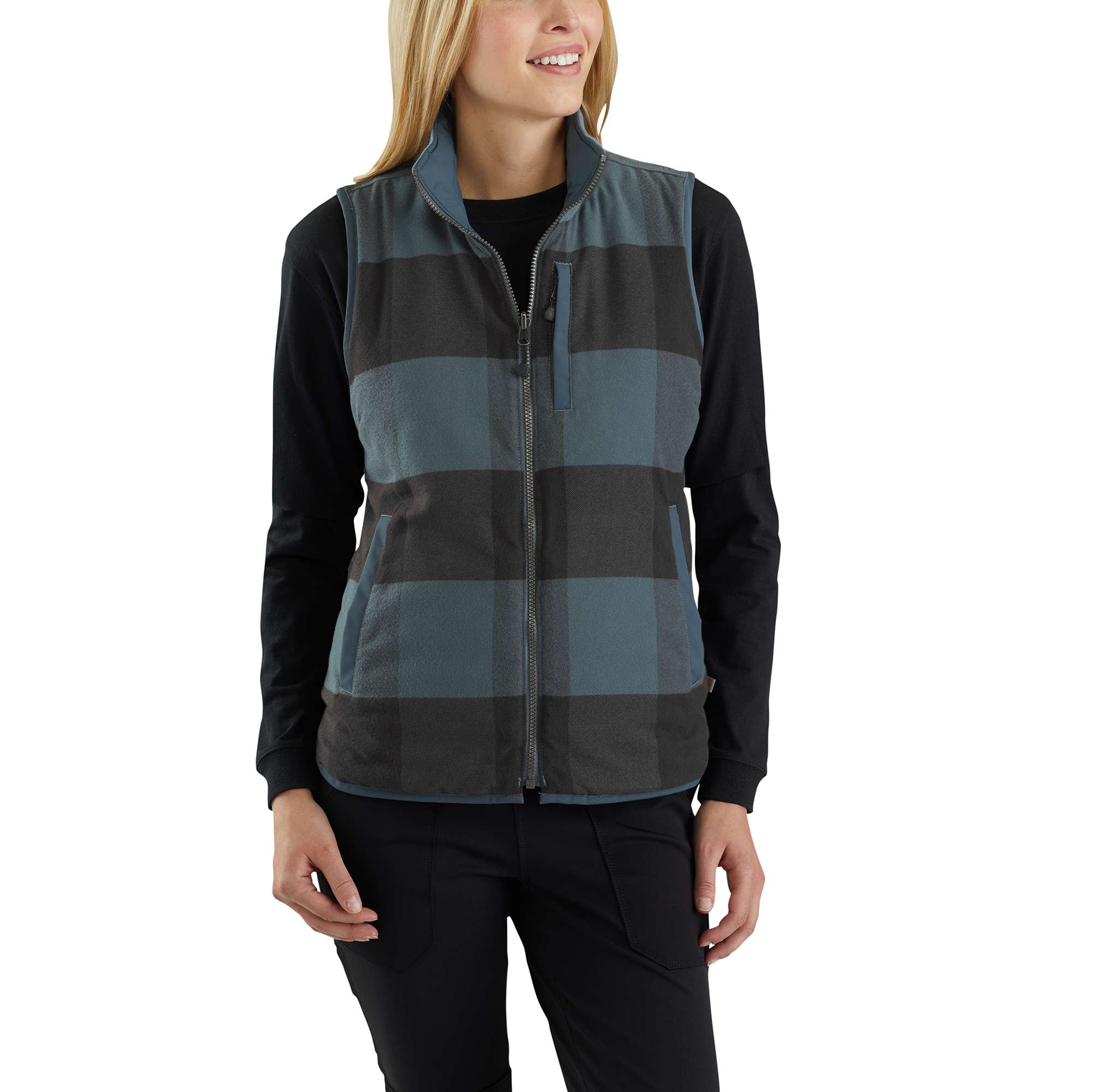 Amoret Reversible Flannel-Lined Vest - Image 2