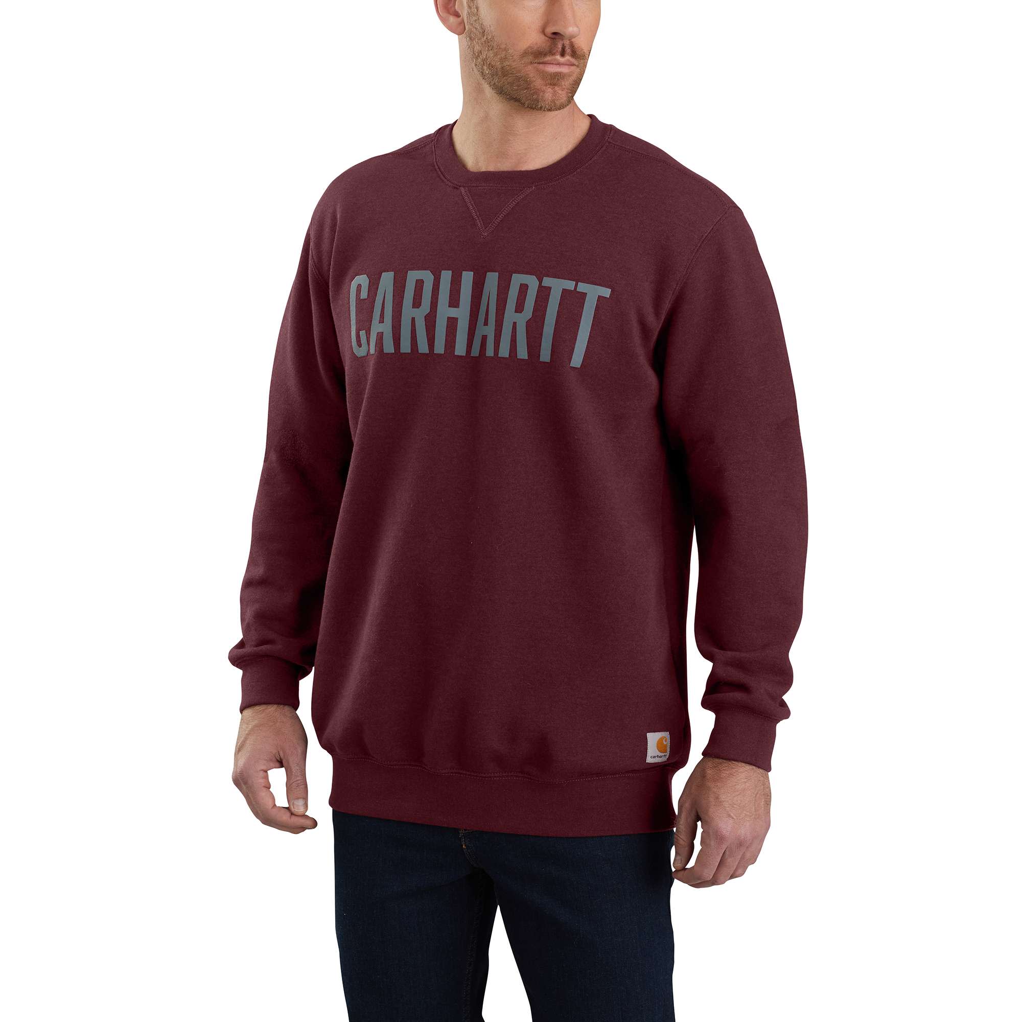 Block Logo Crewneck Sweatshirt
