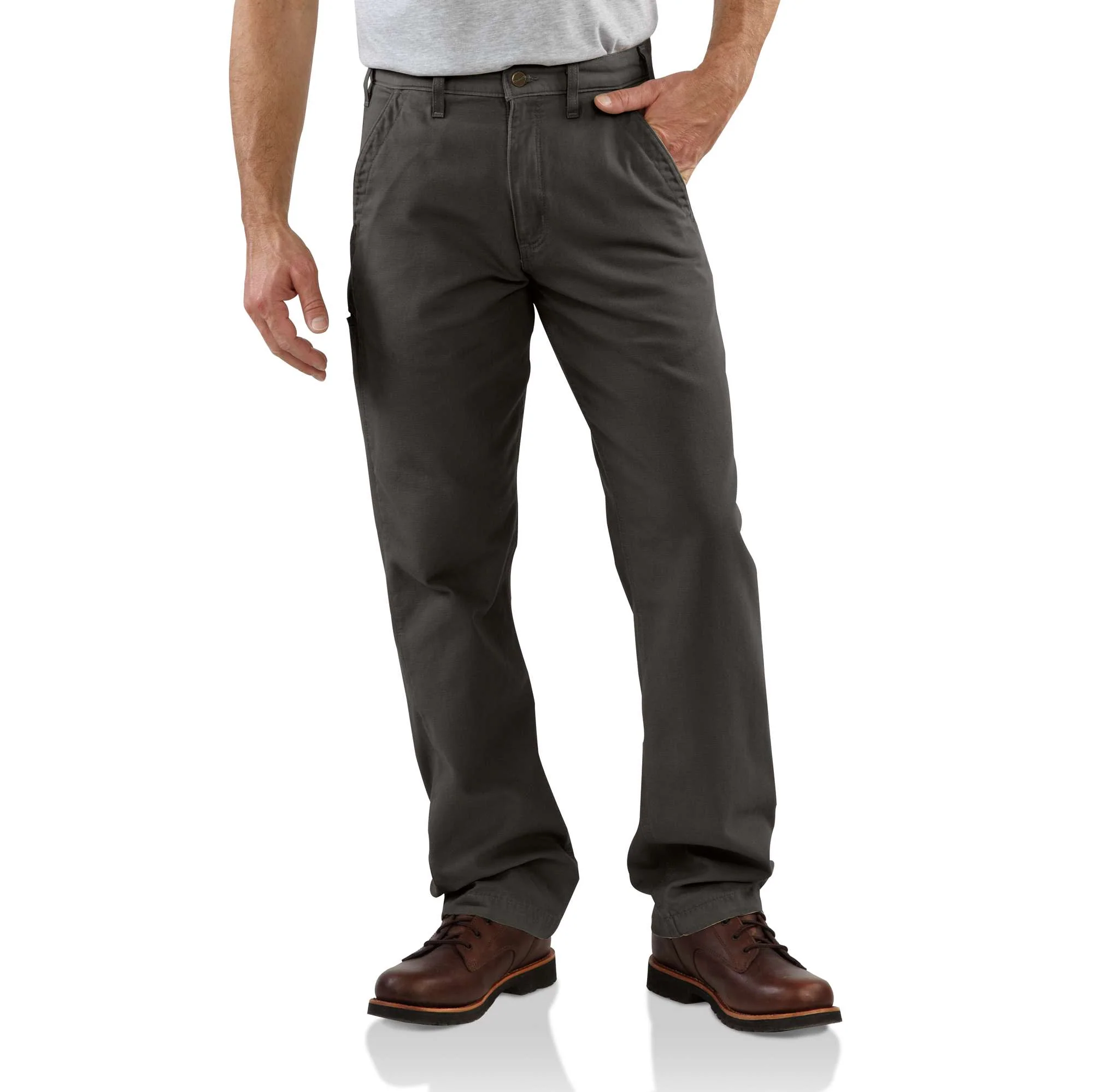 Canvas Khaki Relaxed Fit Pant