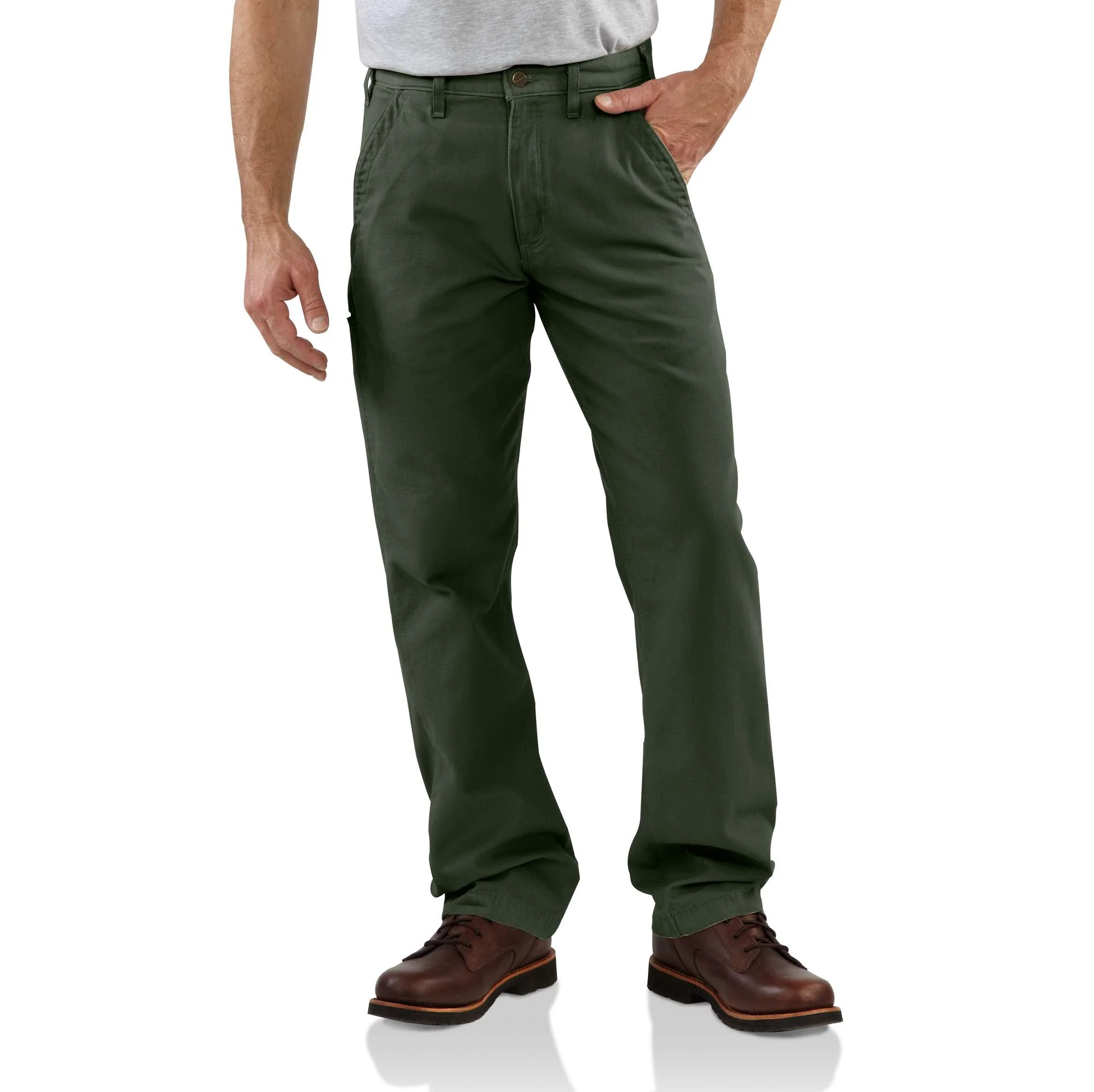 Canvas Khaki Relaxed Fit Pant