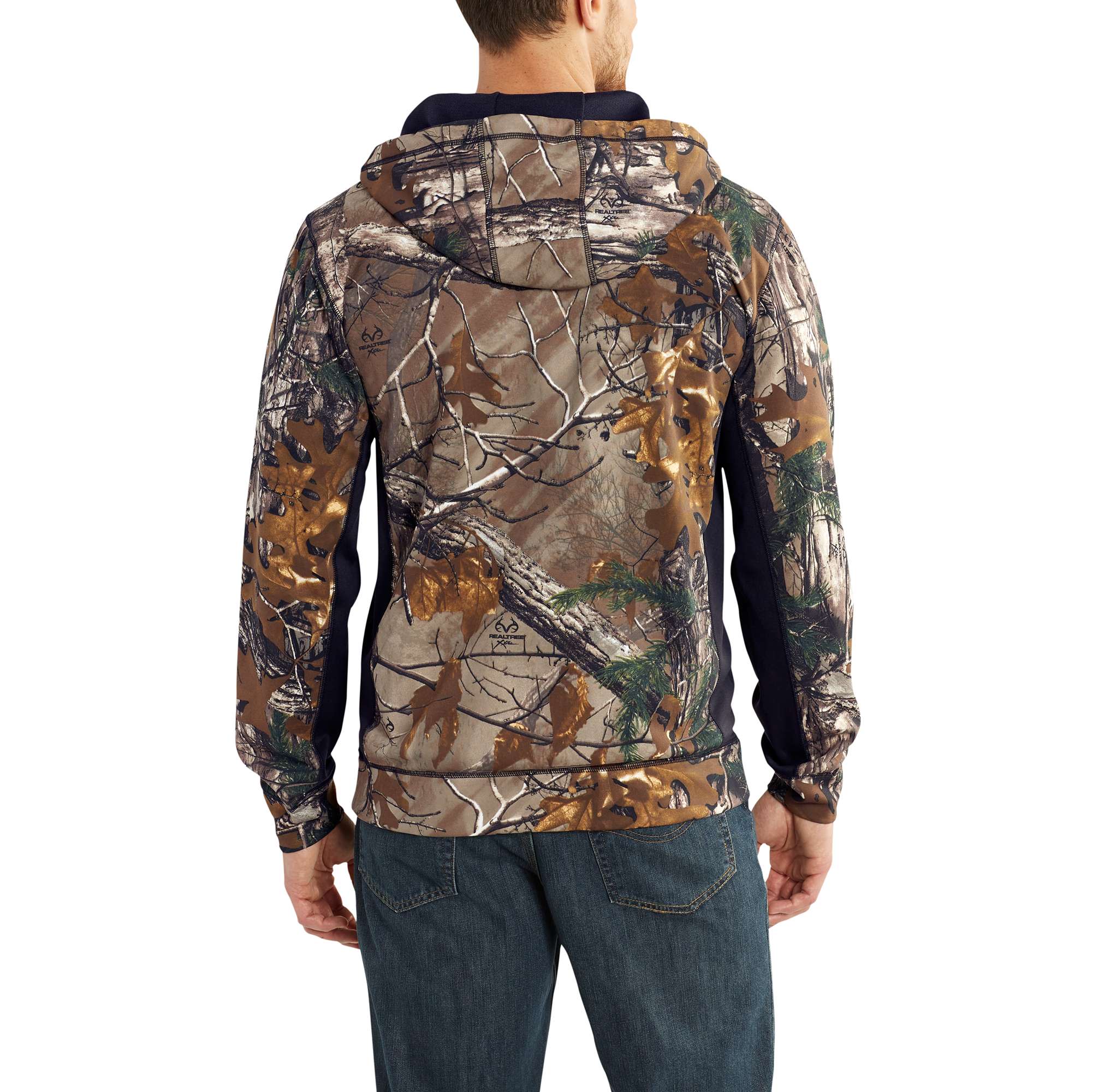 Carhartt Force® Extremes&trade; Mock-Neck Half-Zip Hooded Sweatshirt - Image 2