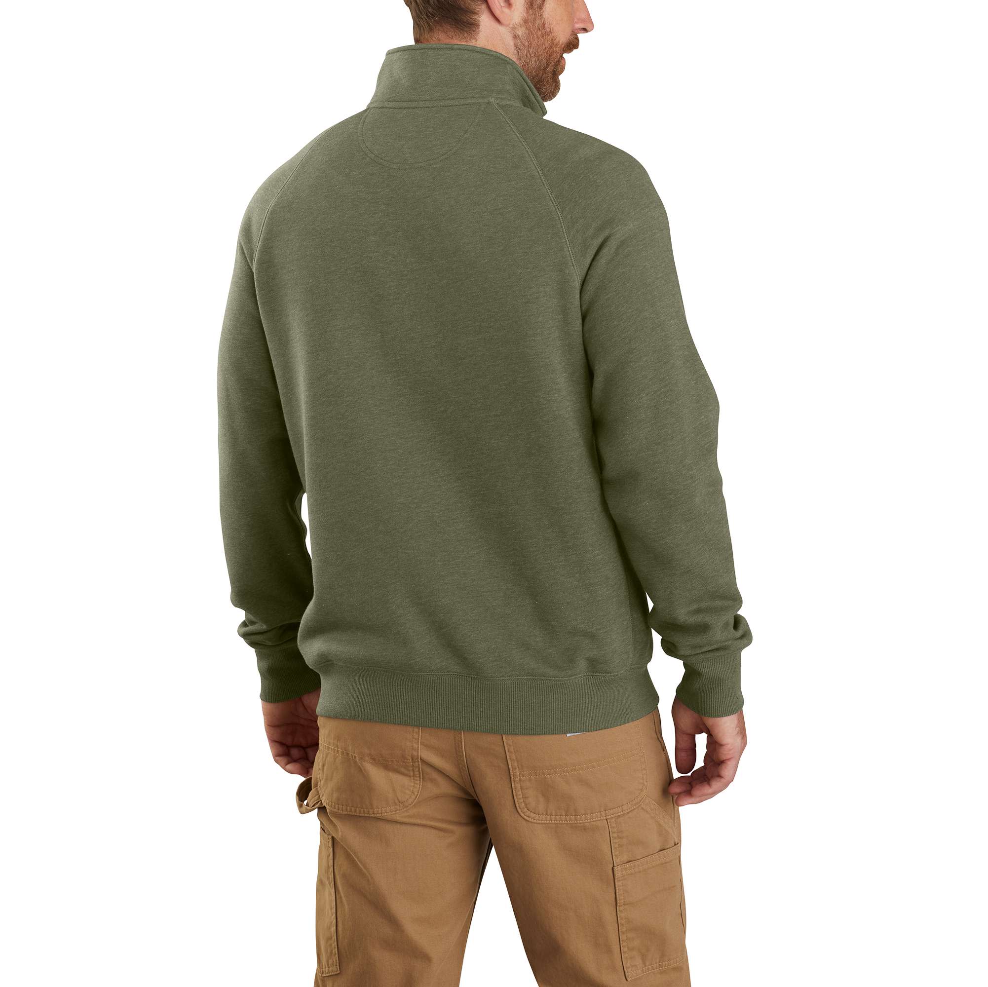 Carhartt Force® Relaxed Fit Midweight 1/4 Zip Pocket Sweatshirt - Image 2