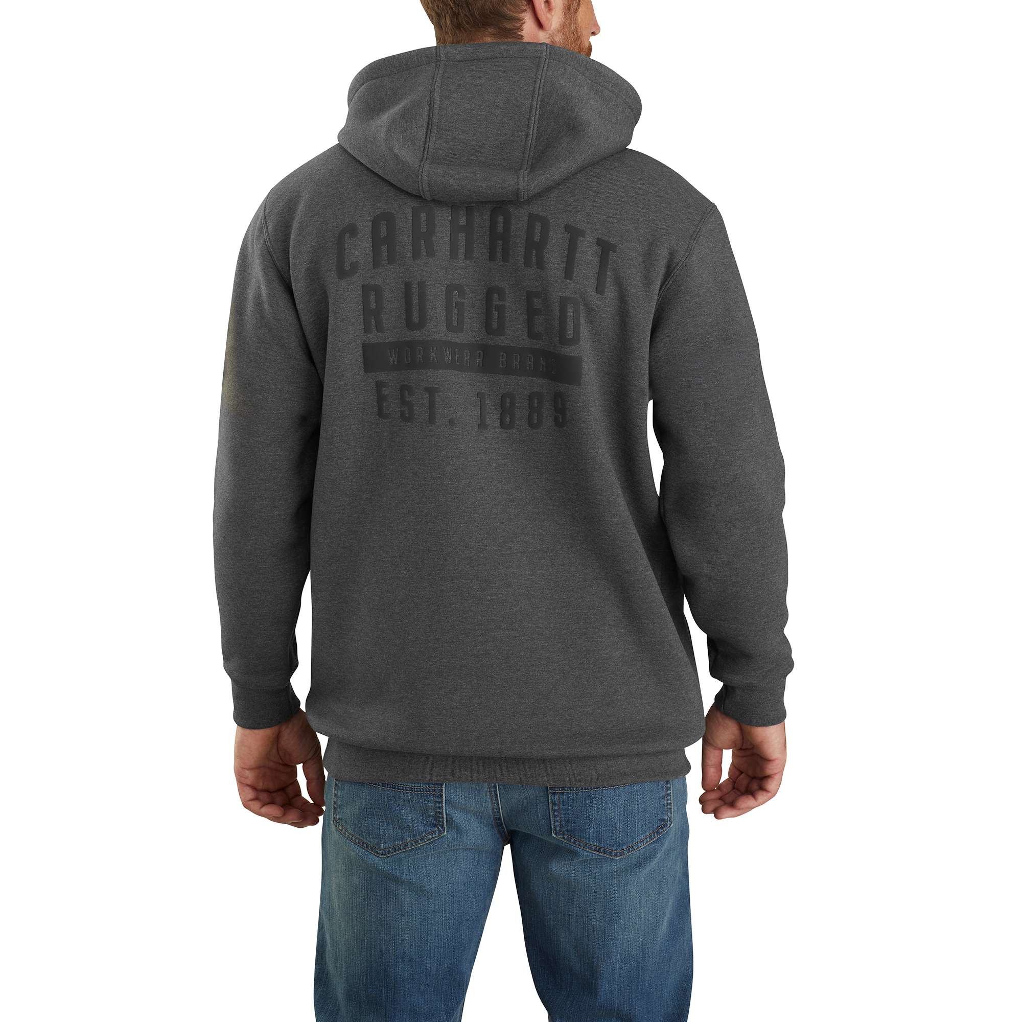 Carhartt® Original Fit Midweight Hooded Rugged Workwear Graphic Sweatshirt - Image 2