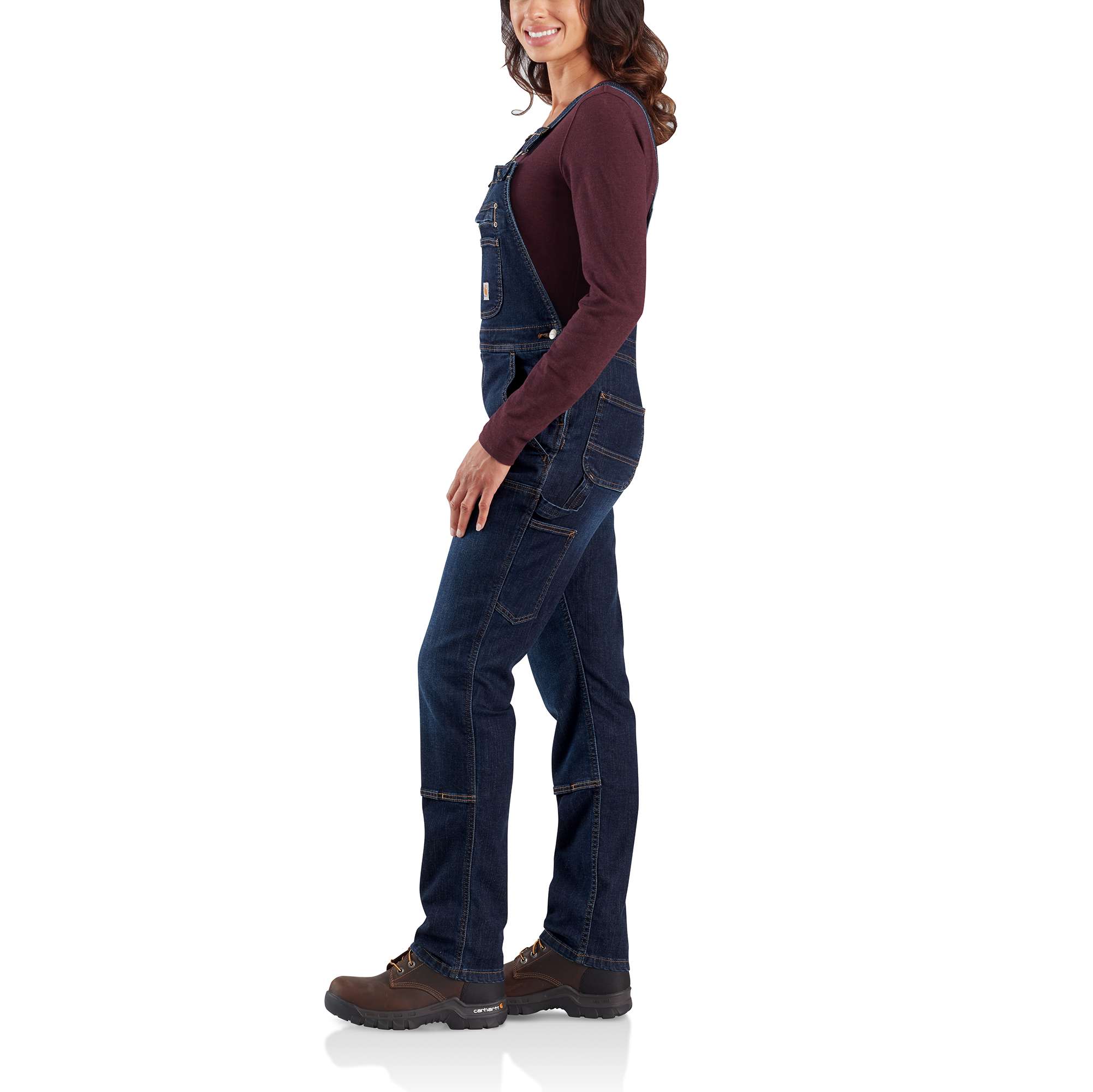 Denim Double-Front Bib Overall - Image 3