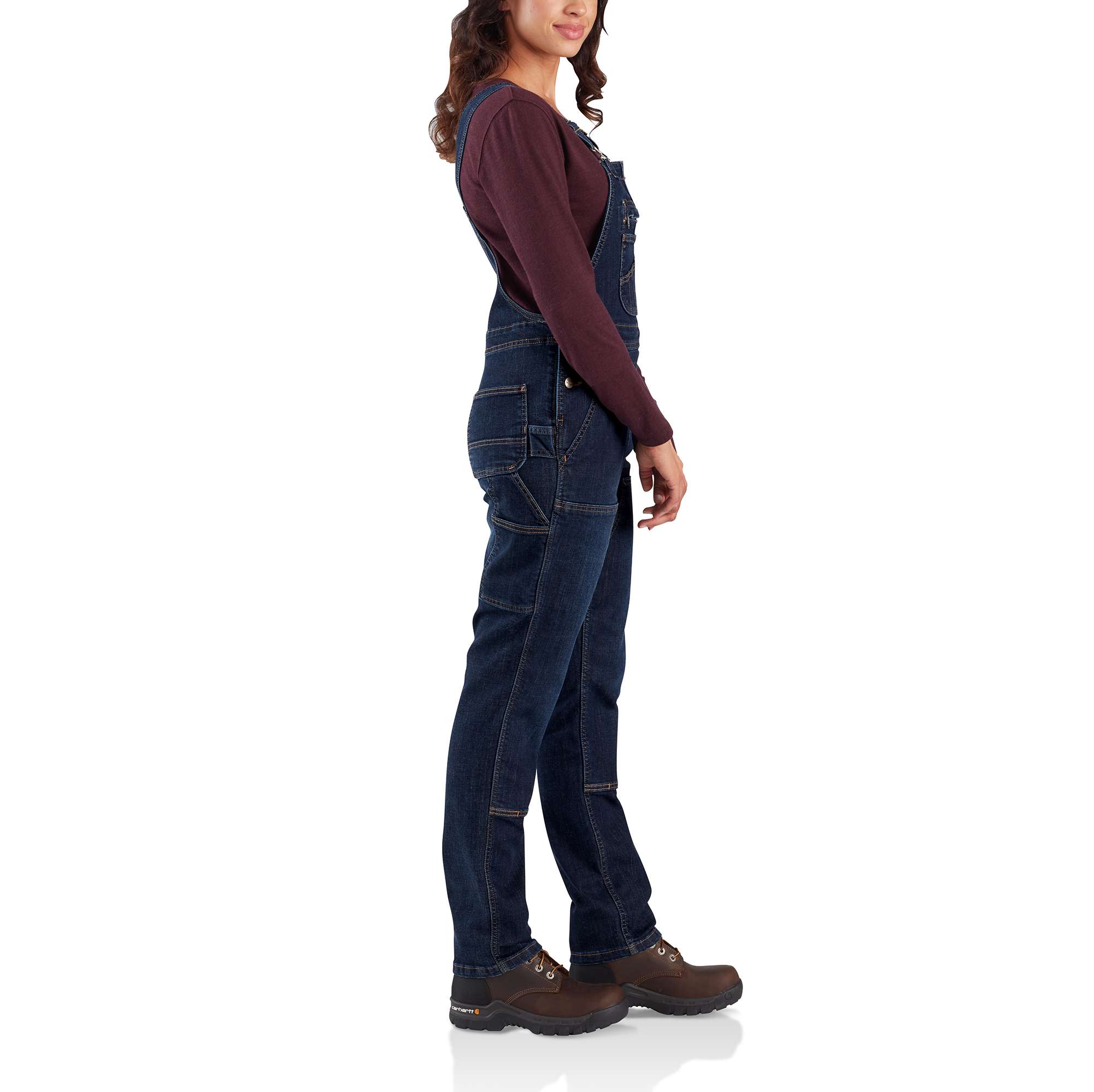Denim Double-Front Bib Overall - Image 4