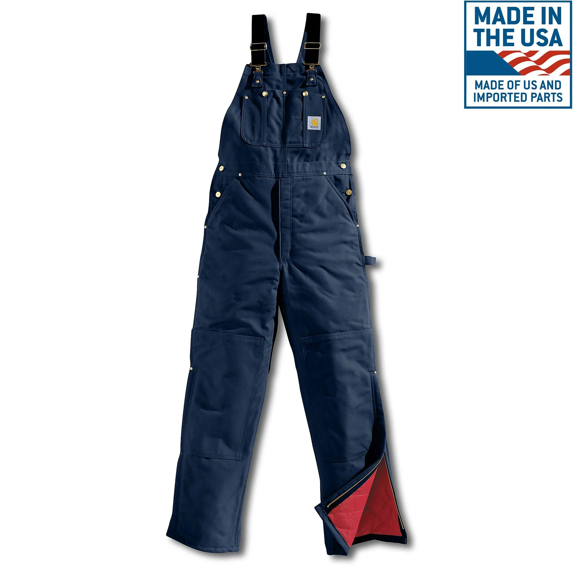Duck Bib Overall / Quilt Lined