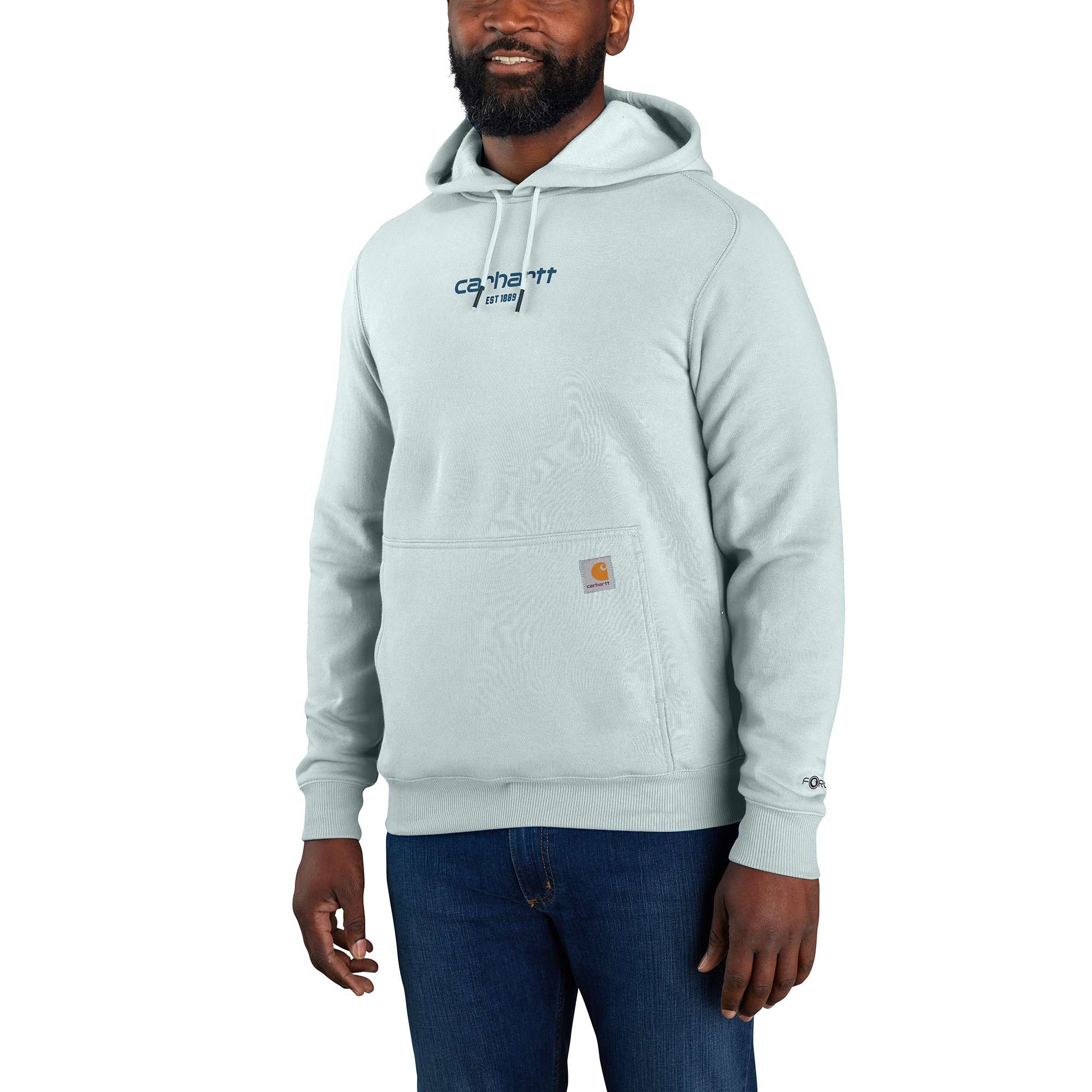 Force Relaxed Fit Lightweight Logo Graphic Sweatshirt