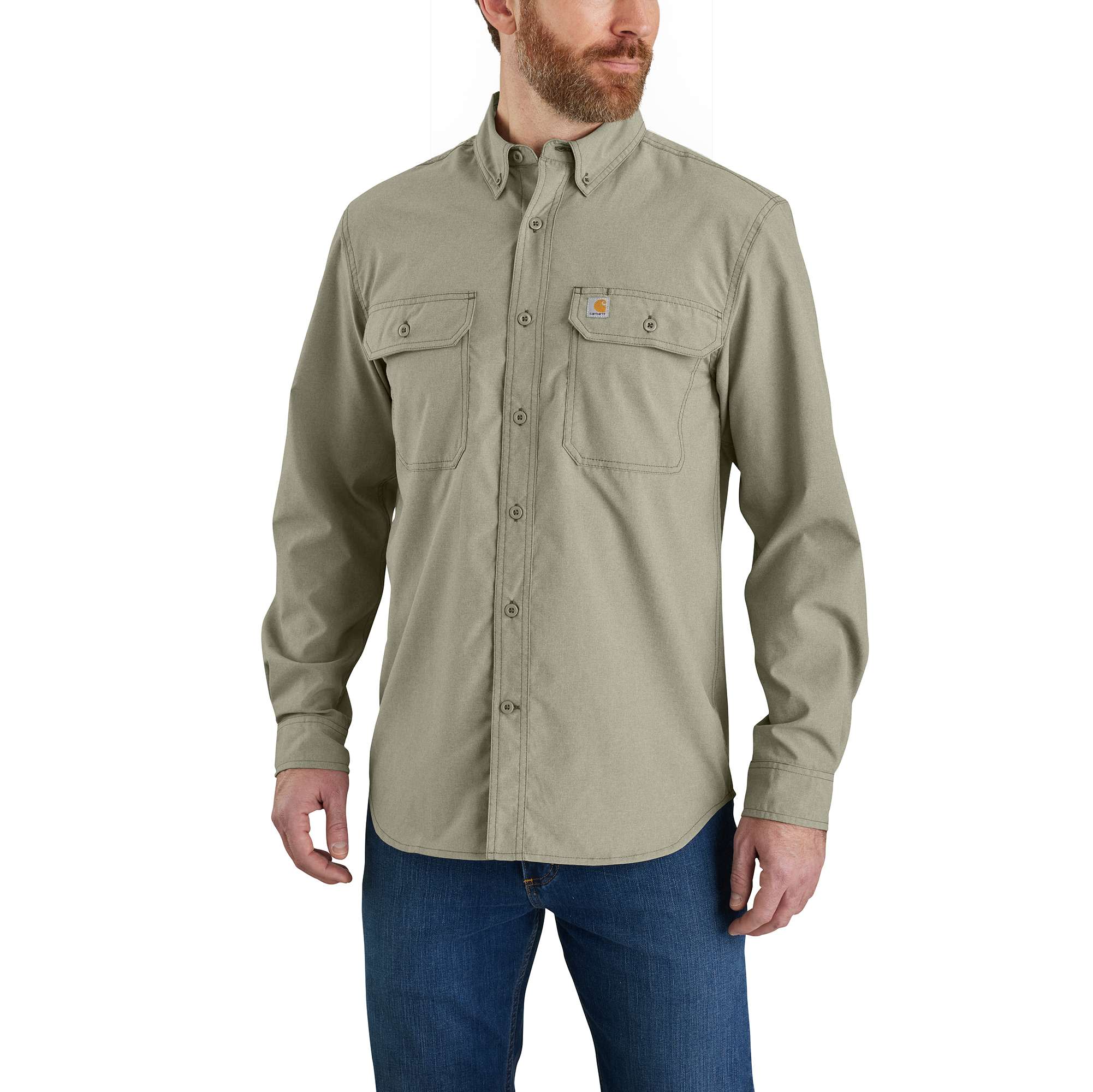 Force Sun Defender™ Chambray Relaxed LS Shirt