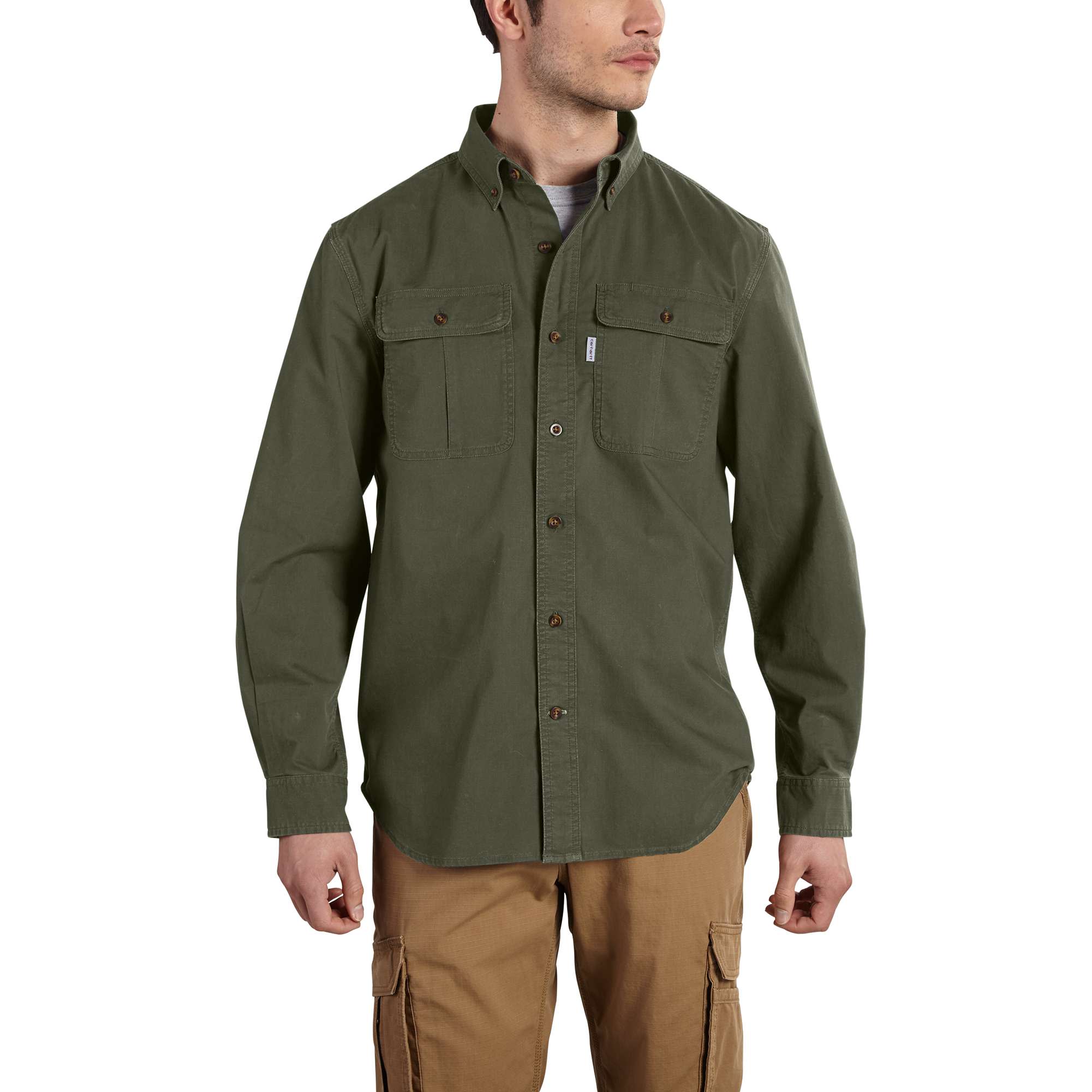 Foreman Solid Long-Sleeve Work Shirt