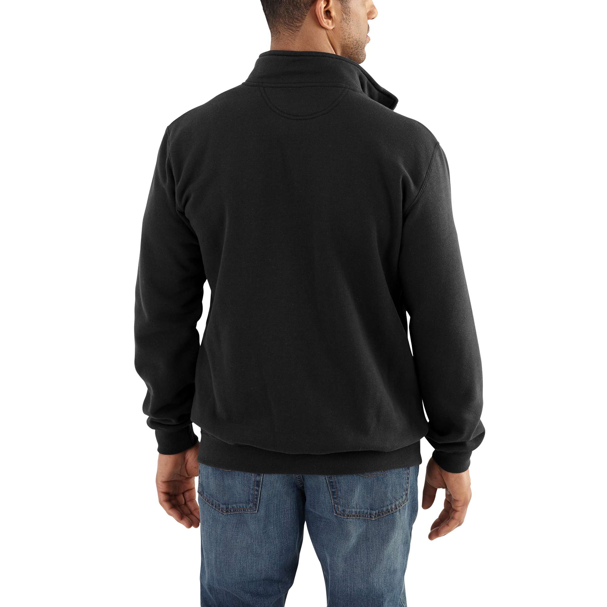 Haughton Midweight Mock Neck Zip Sweatshirt - Image 2