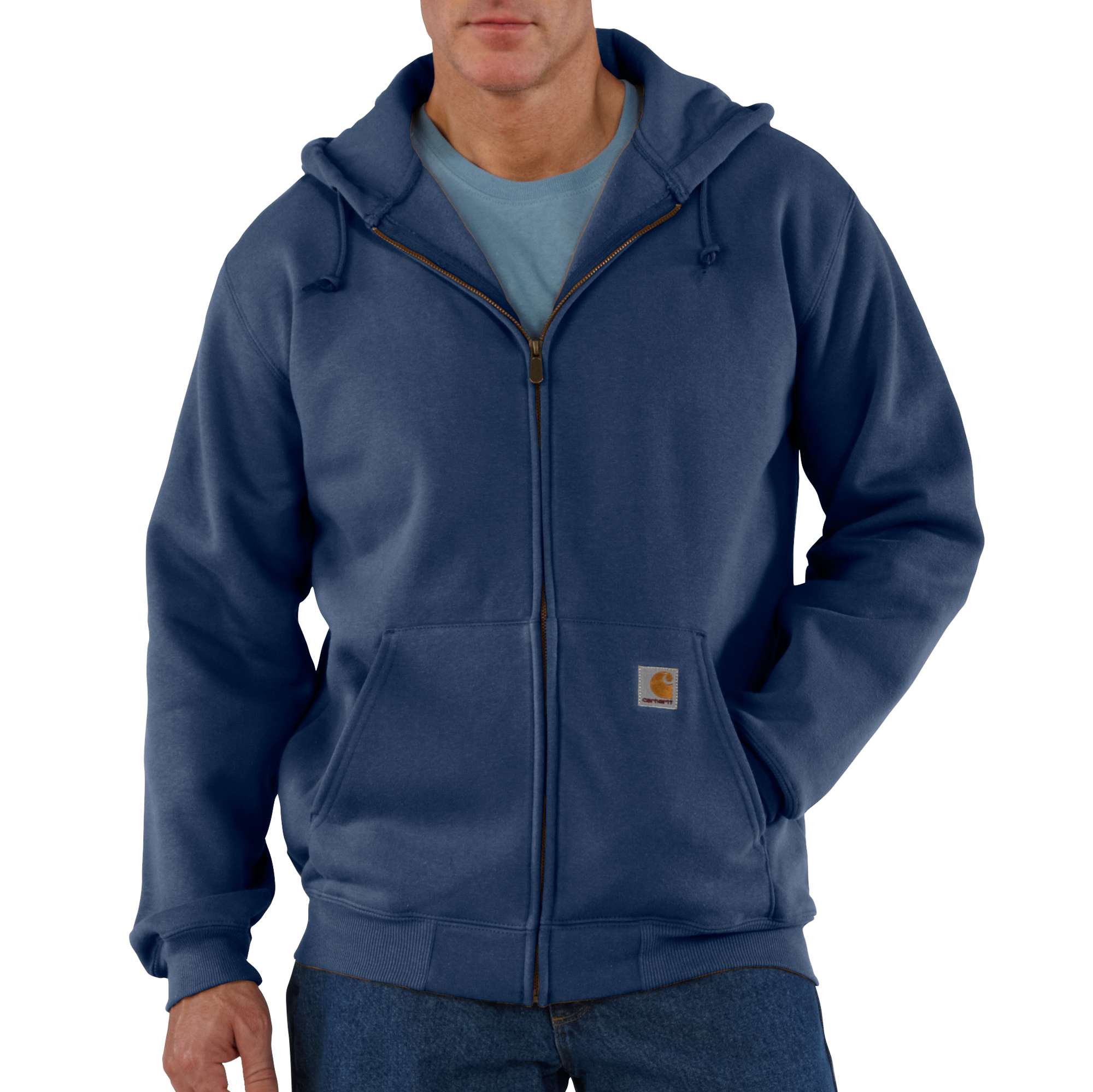 Heavyweight Hooded Zip-Front Sweatshirt