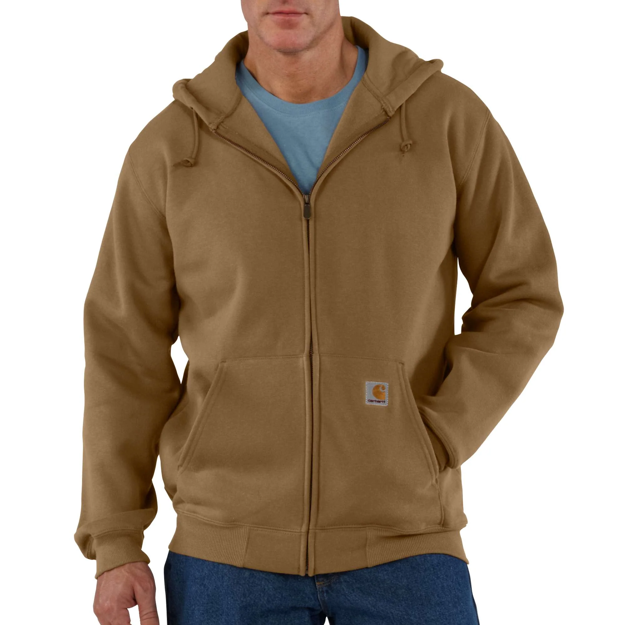 Heavyweight Hooded Zip-Front Sweatshirt