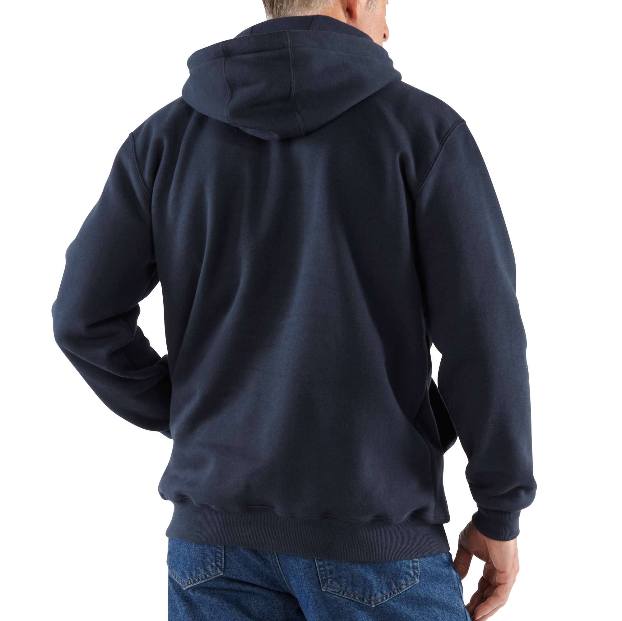 Heavyweight Hooded Zip-Mock Sweatshirt - Image 3