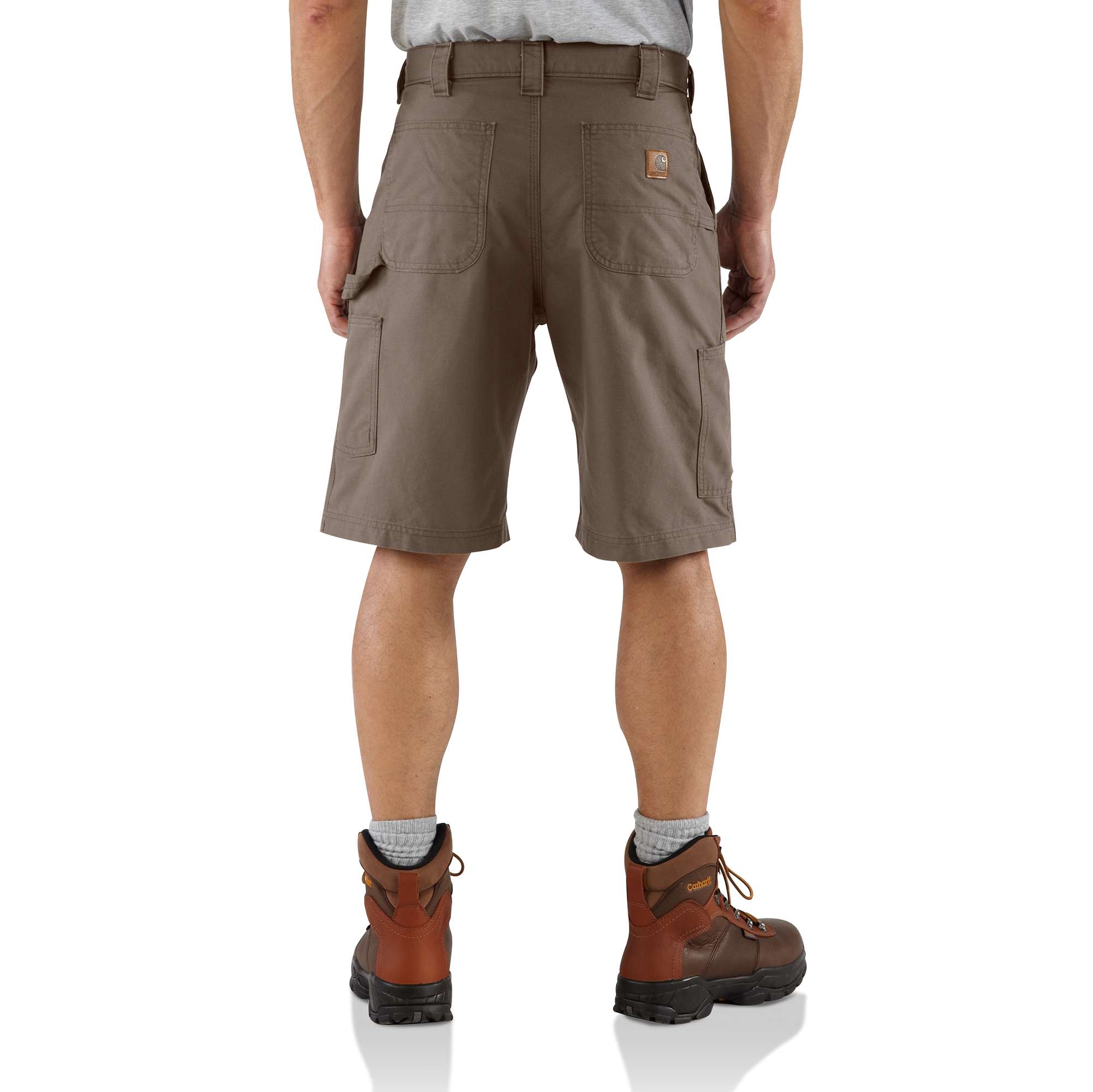 Loose Fit Canvas Utility Work Short - Image 2