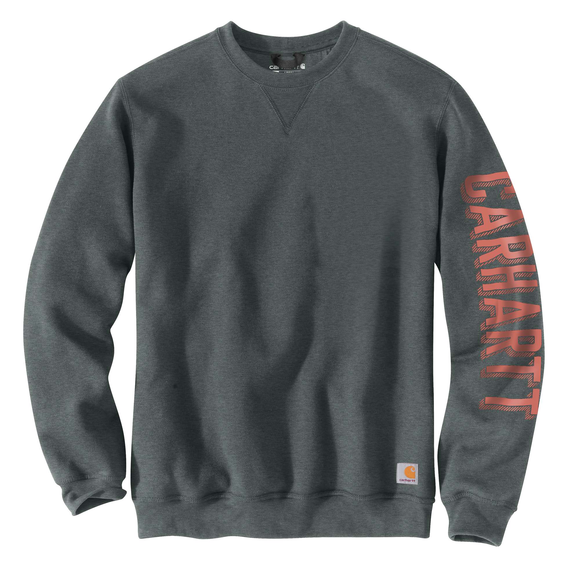 Loose Fit Midweight Crewneck Sleeve Graphic Sweatshirt