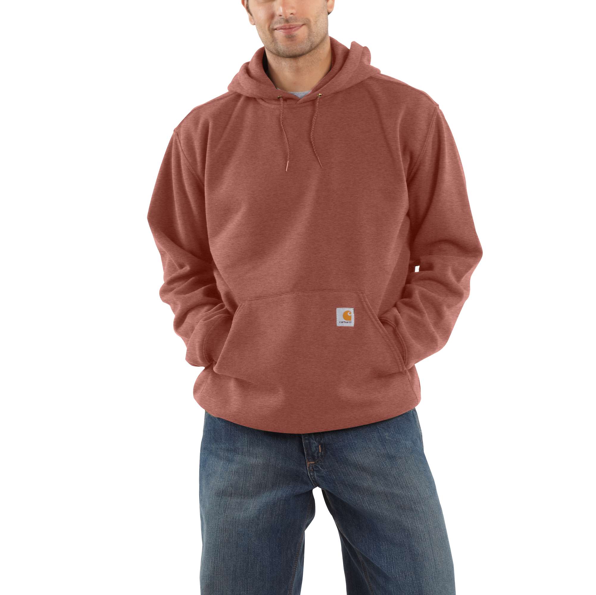 Loose Fit Midweight Hooded Carhartt C Graphic Sweatshirt - Image 2
