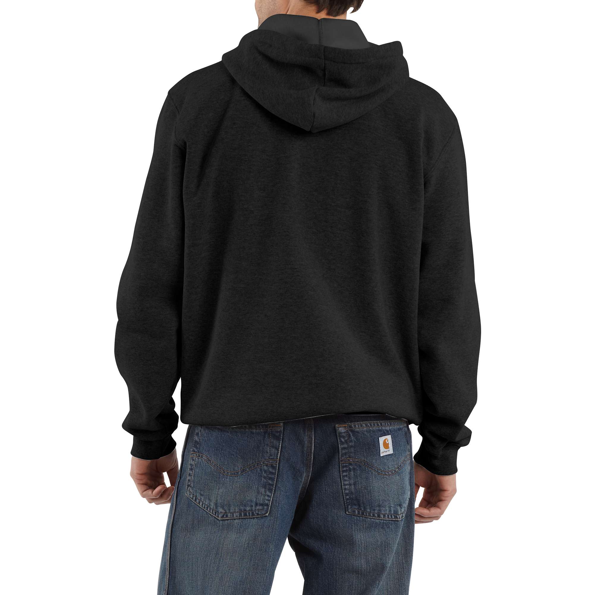 Loose Fit Midweight Hooded Detroit Graphic Sweatshirt - Image 2
