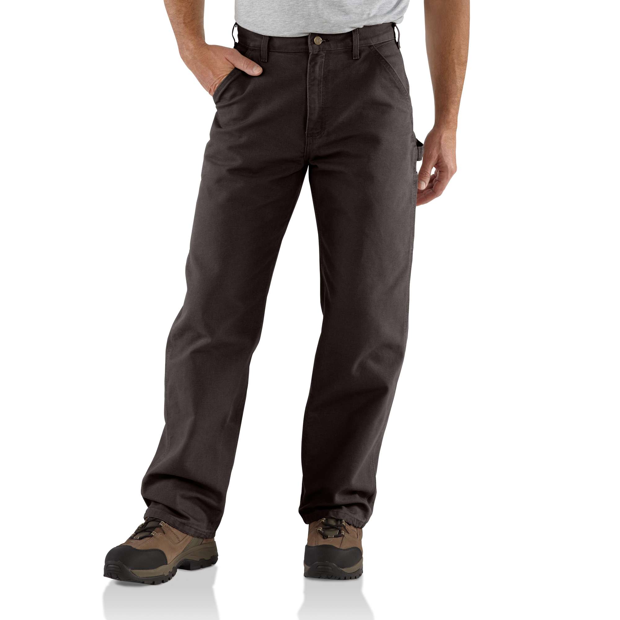Loose Straight Washed Duck Dungaree