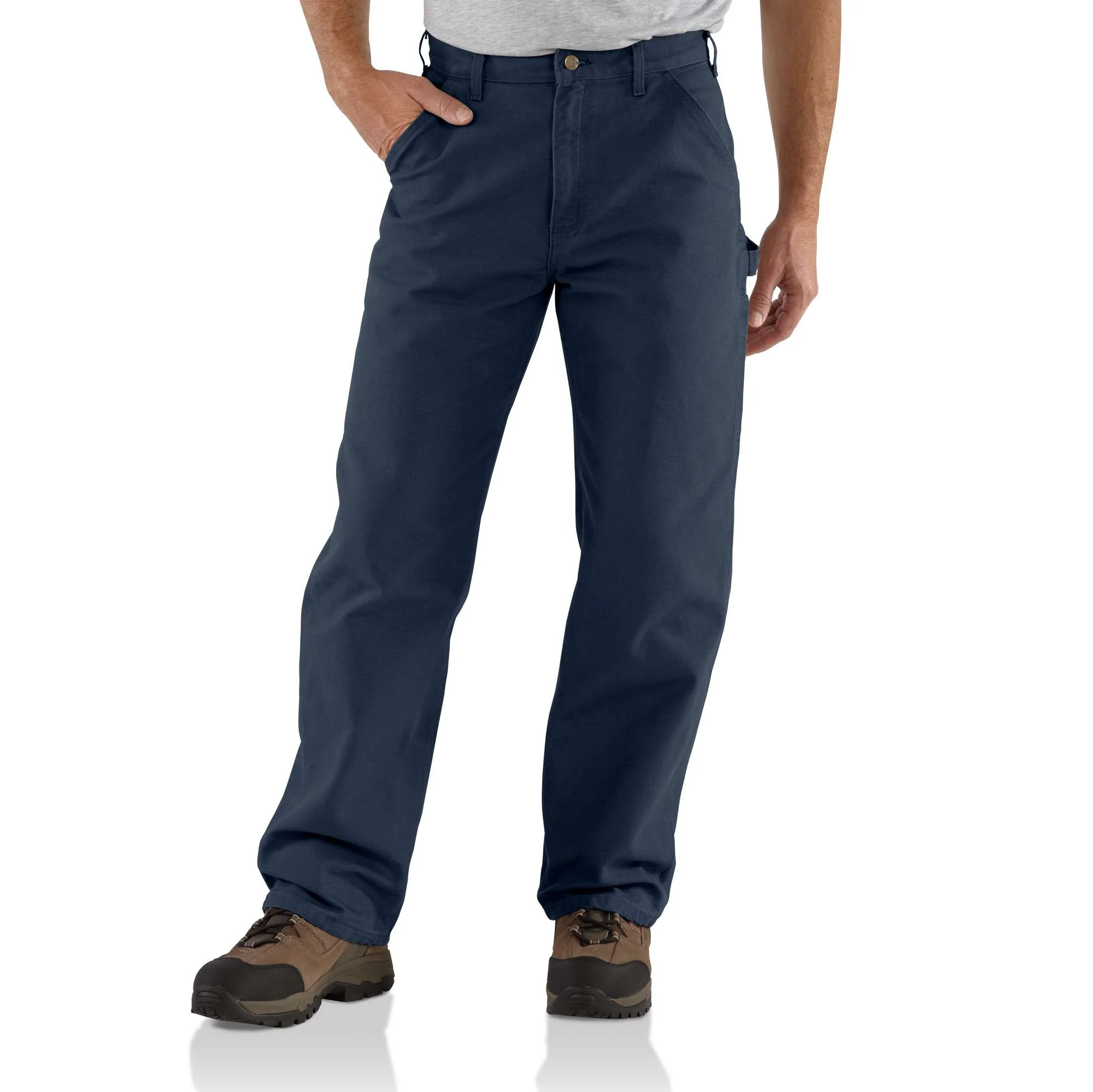 Loose Straight Washed Duck Dungaree