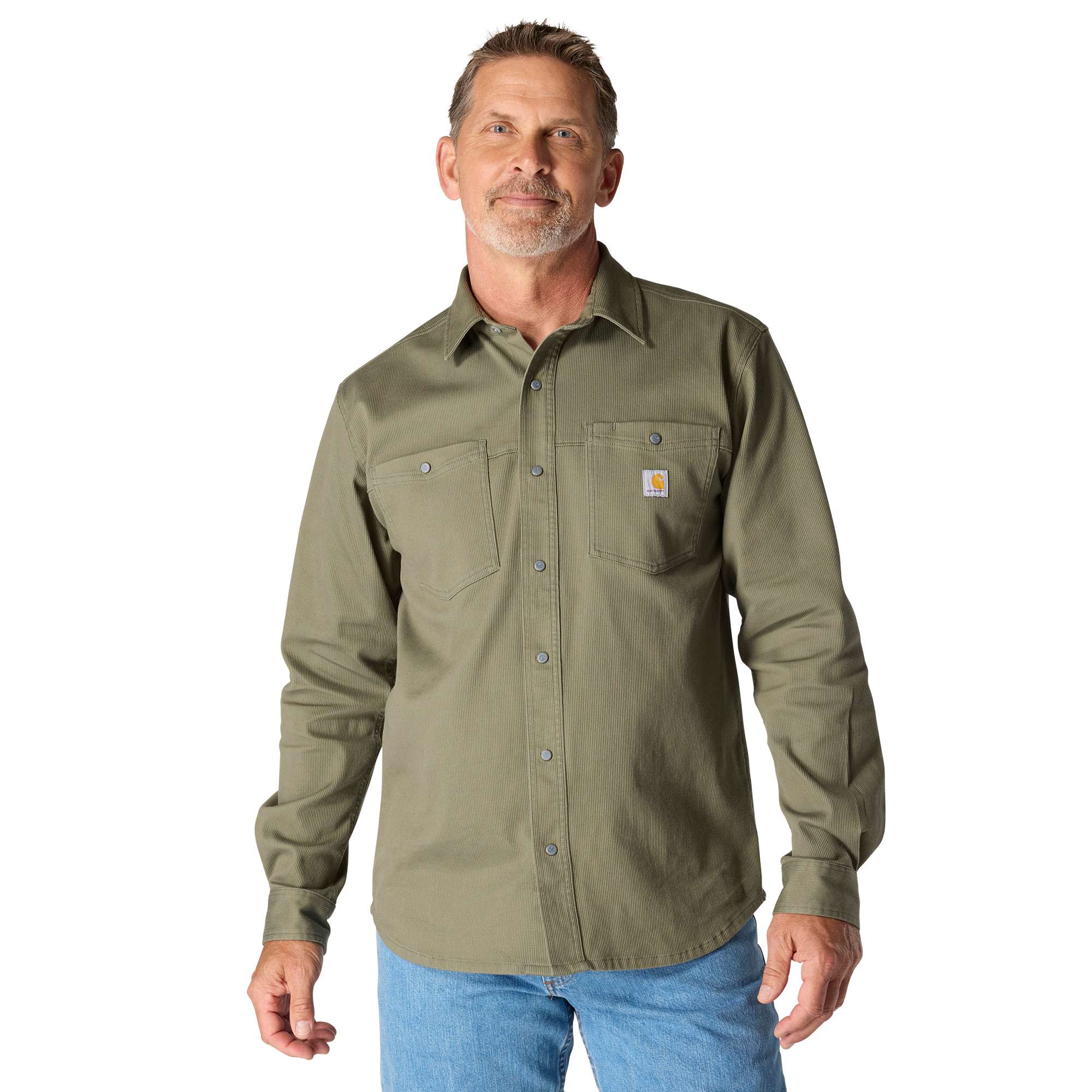 Montana Rugged Flex™ Relaxed Fit Corduroy Long-Sleeve Shirt