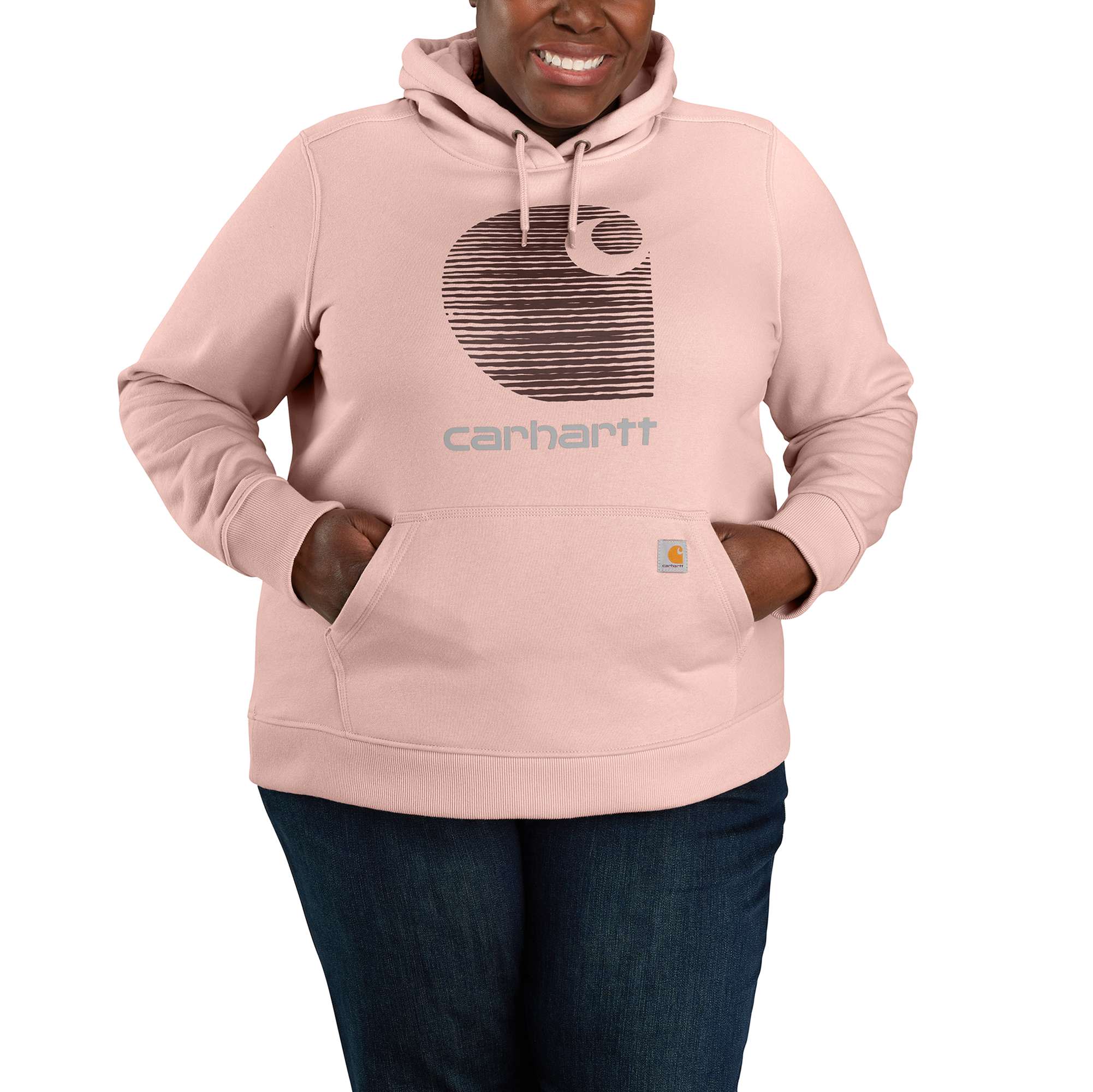 Rain Defender Relaxed Fit Midweight \"C\" Logo Graphic Sweatshirt - Image 3