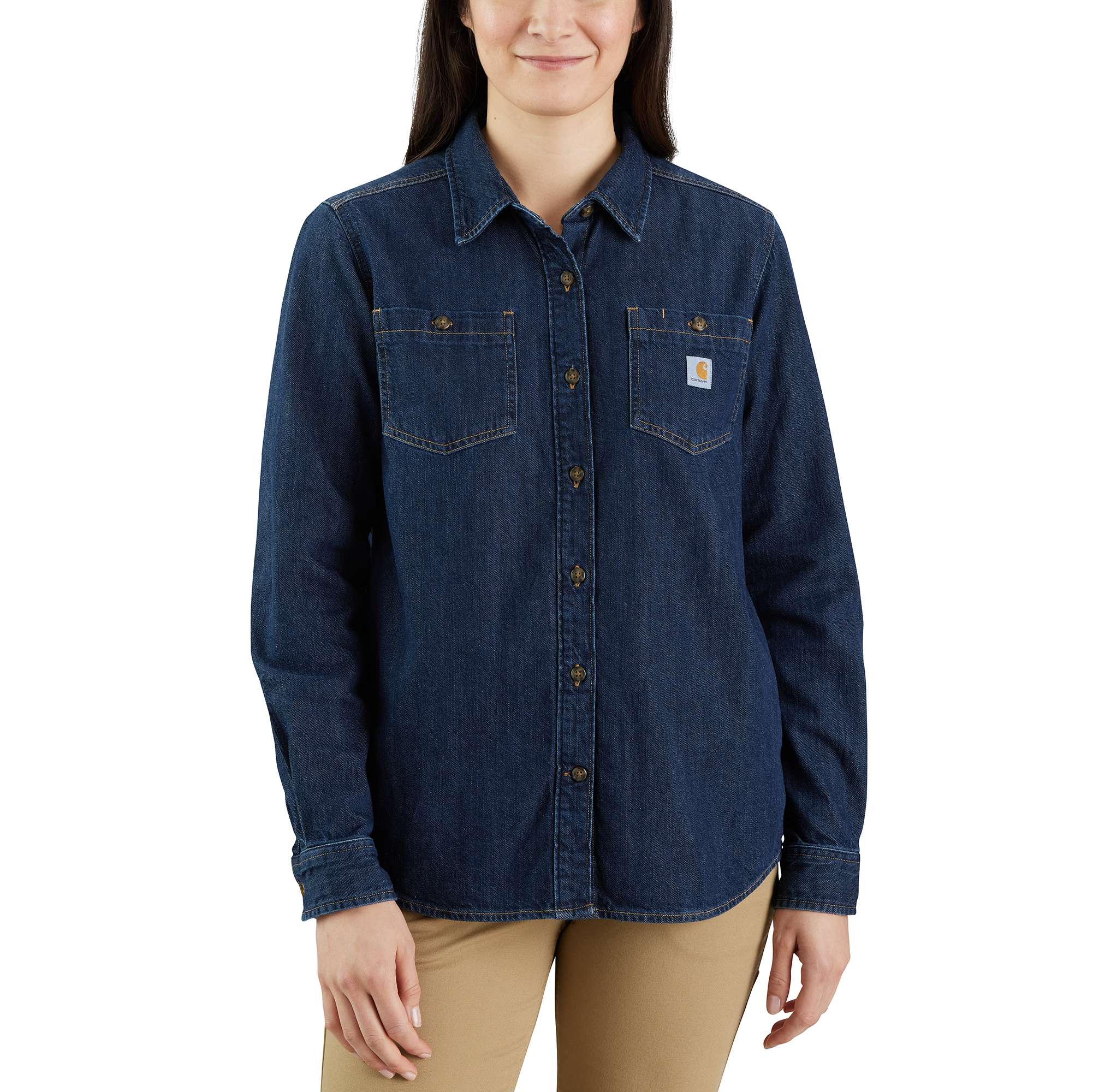 Relaxed Fit Midweight Denim Overshirt