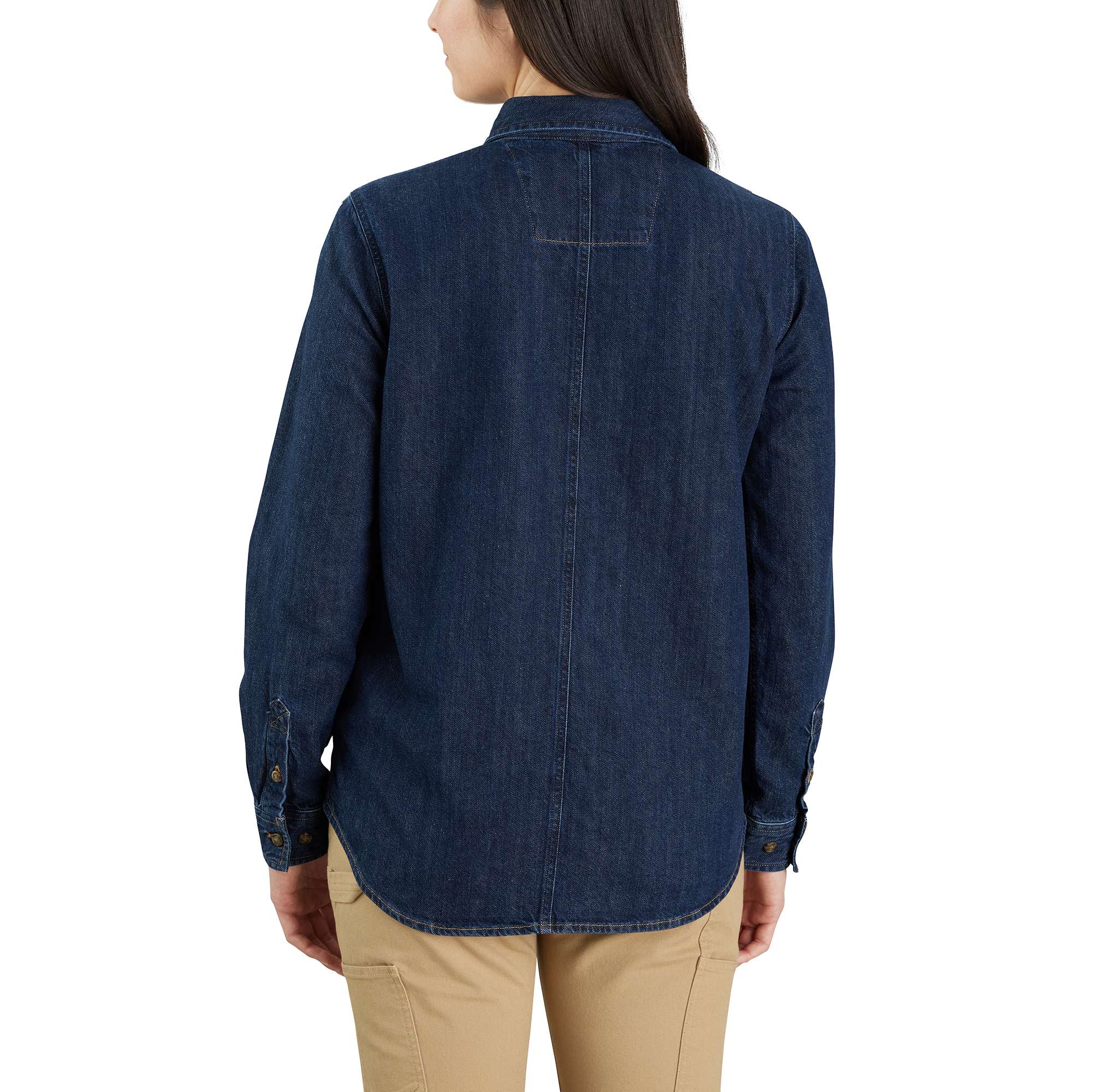 Relaxed Fit Midweight Denim Overshirt - Image 2
