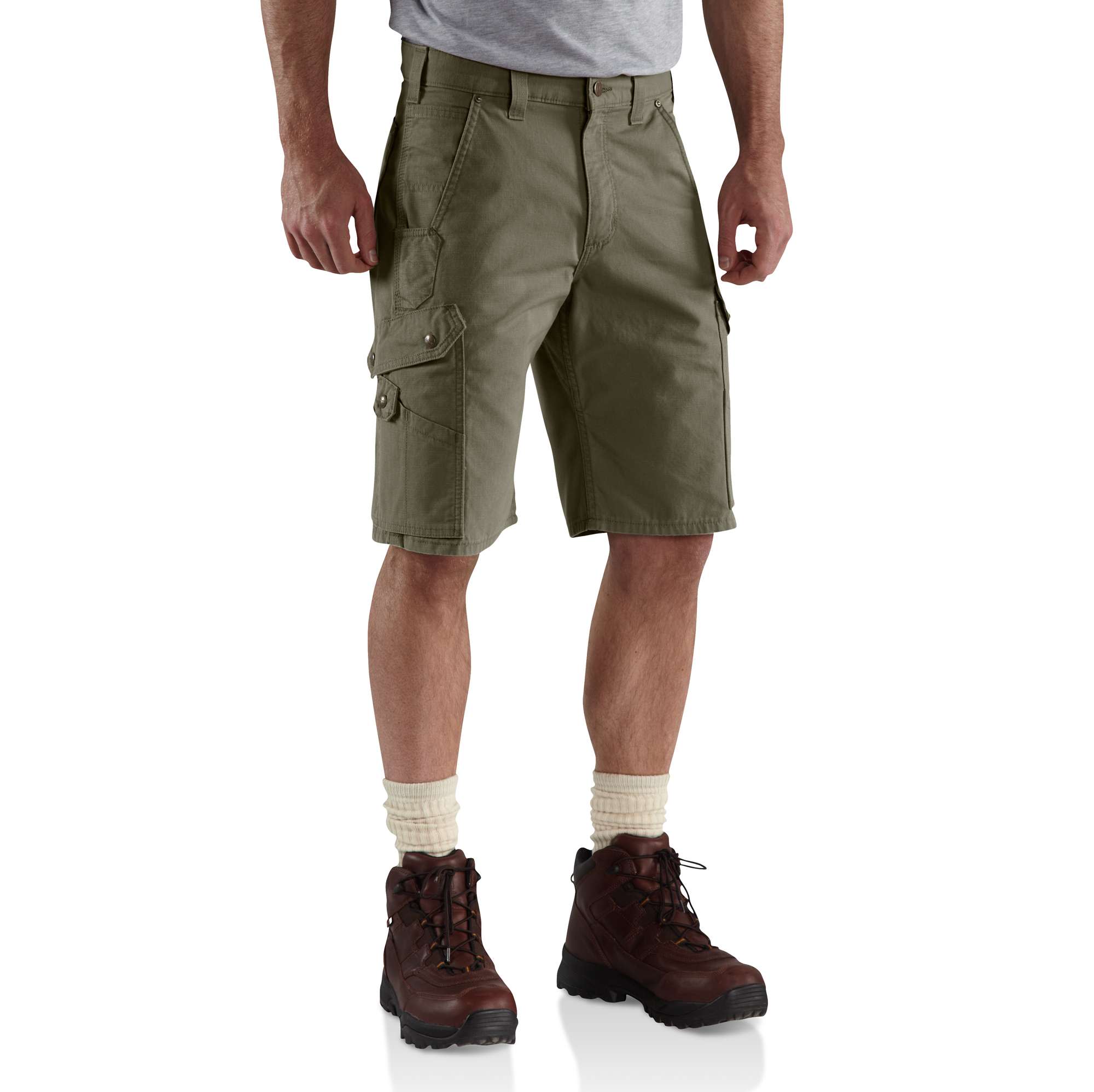 Relaxed Fit Ripstop Cargo Work Short