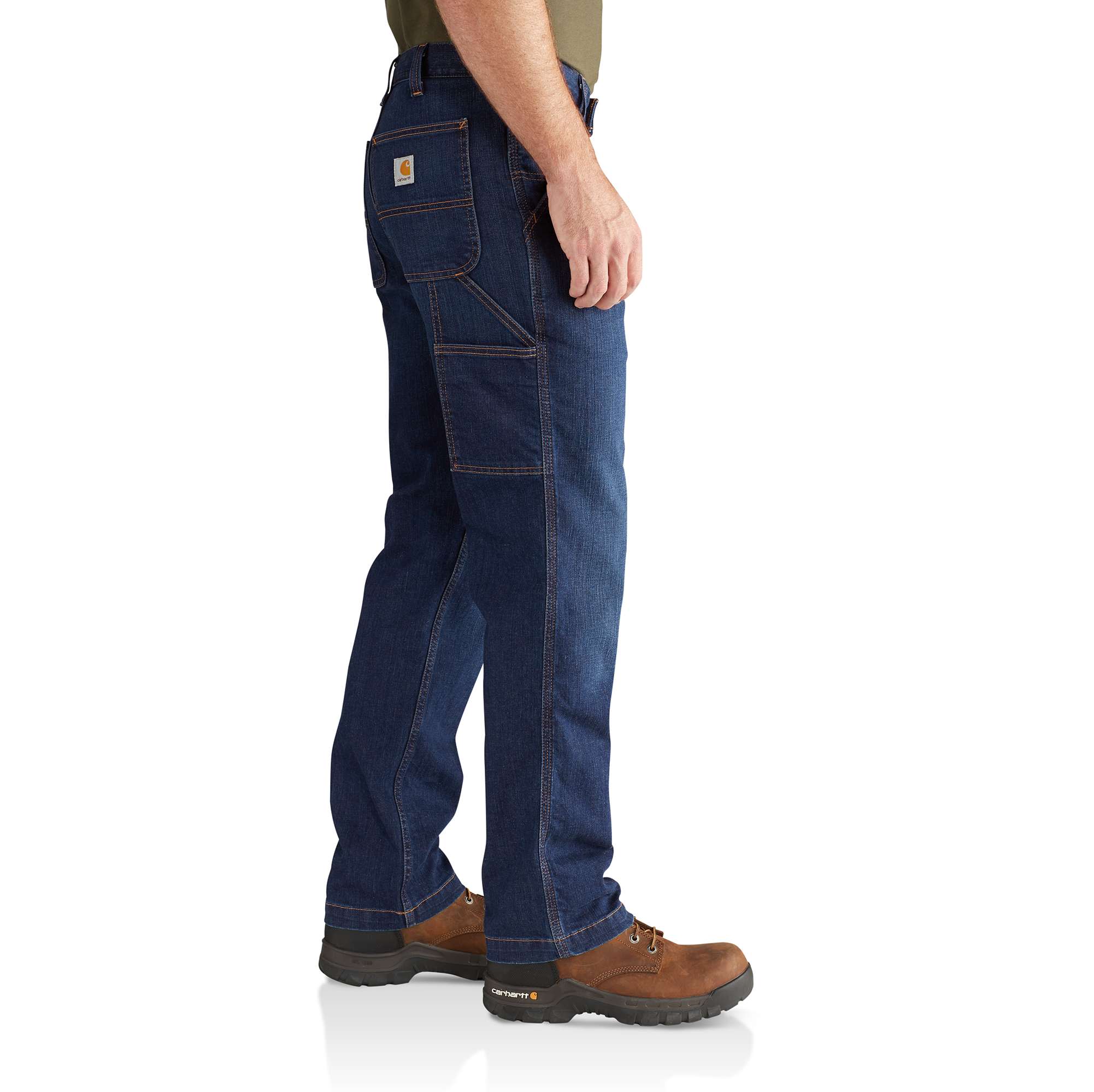 Relaxed Straight Rugged Flex™ Denim Dungaree - Image 4