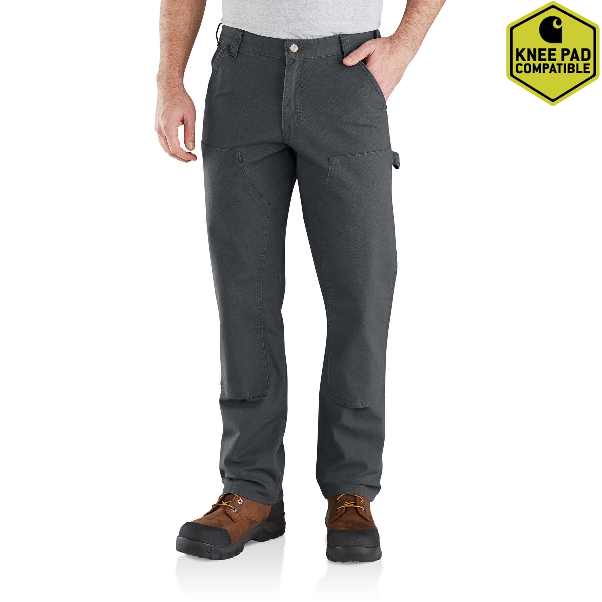Relaxed Straight Rugged Flex™ Duck Double-Front Dungaree