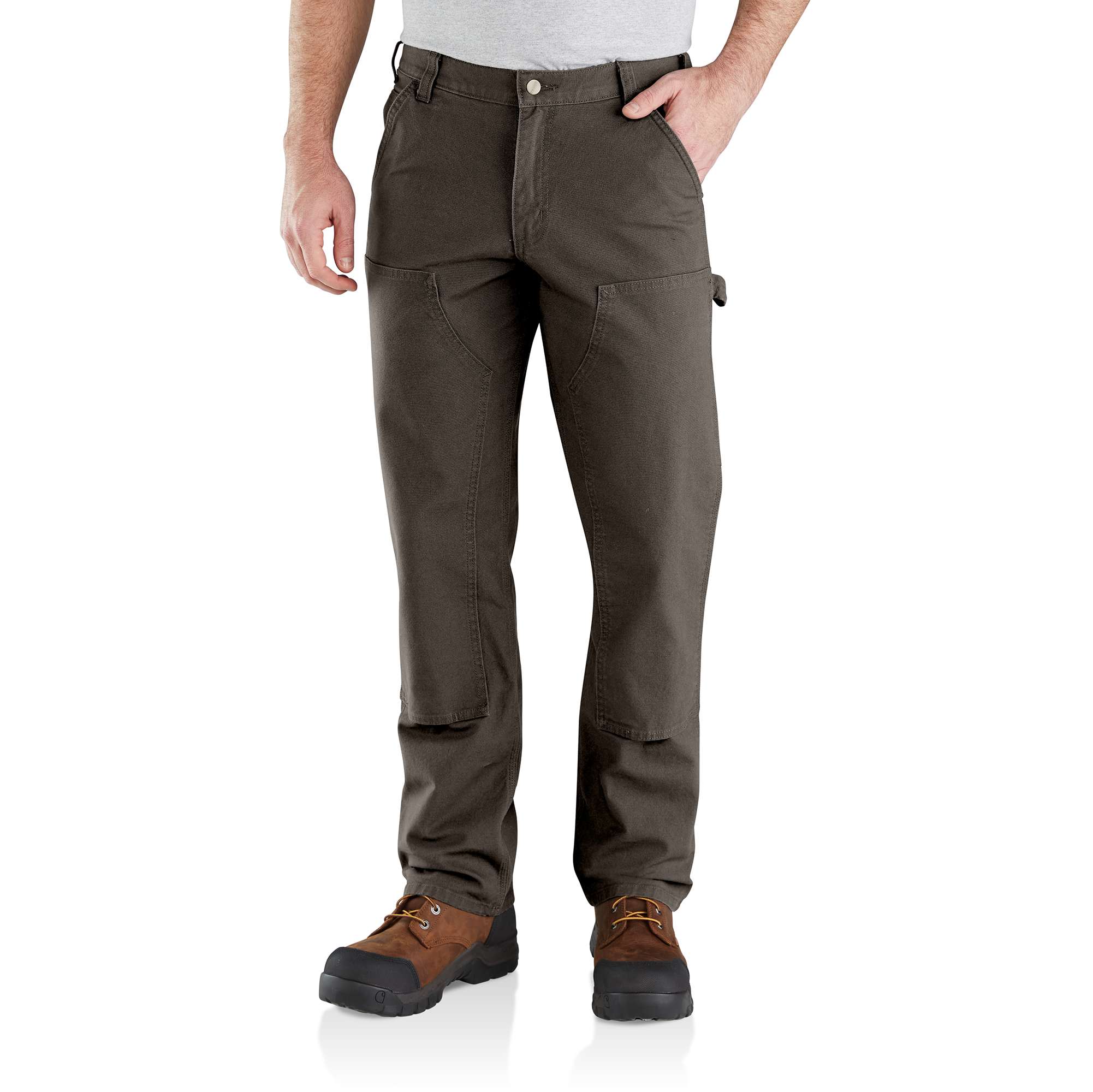 Relaxed Straight Rugged Flex™ Duck Double-Front Dungaree