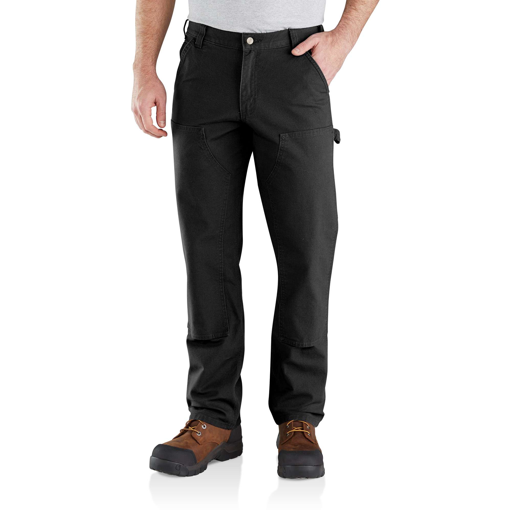 Relaxed Straight Rugged Flex™ Duck Double-Front Dungaree