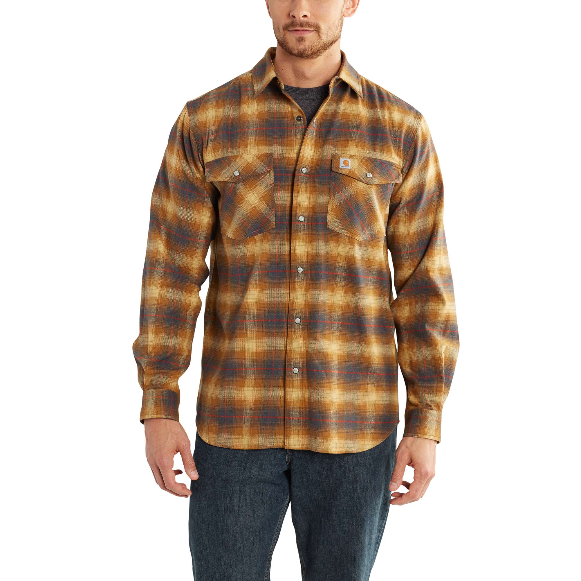 Rugged Flex® Hamilton Snap-Front Plaid Shirt