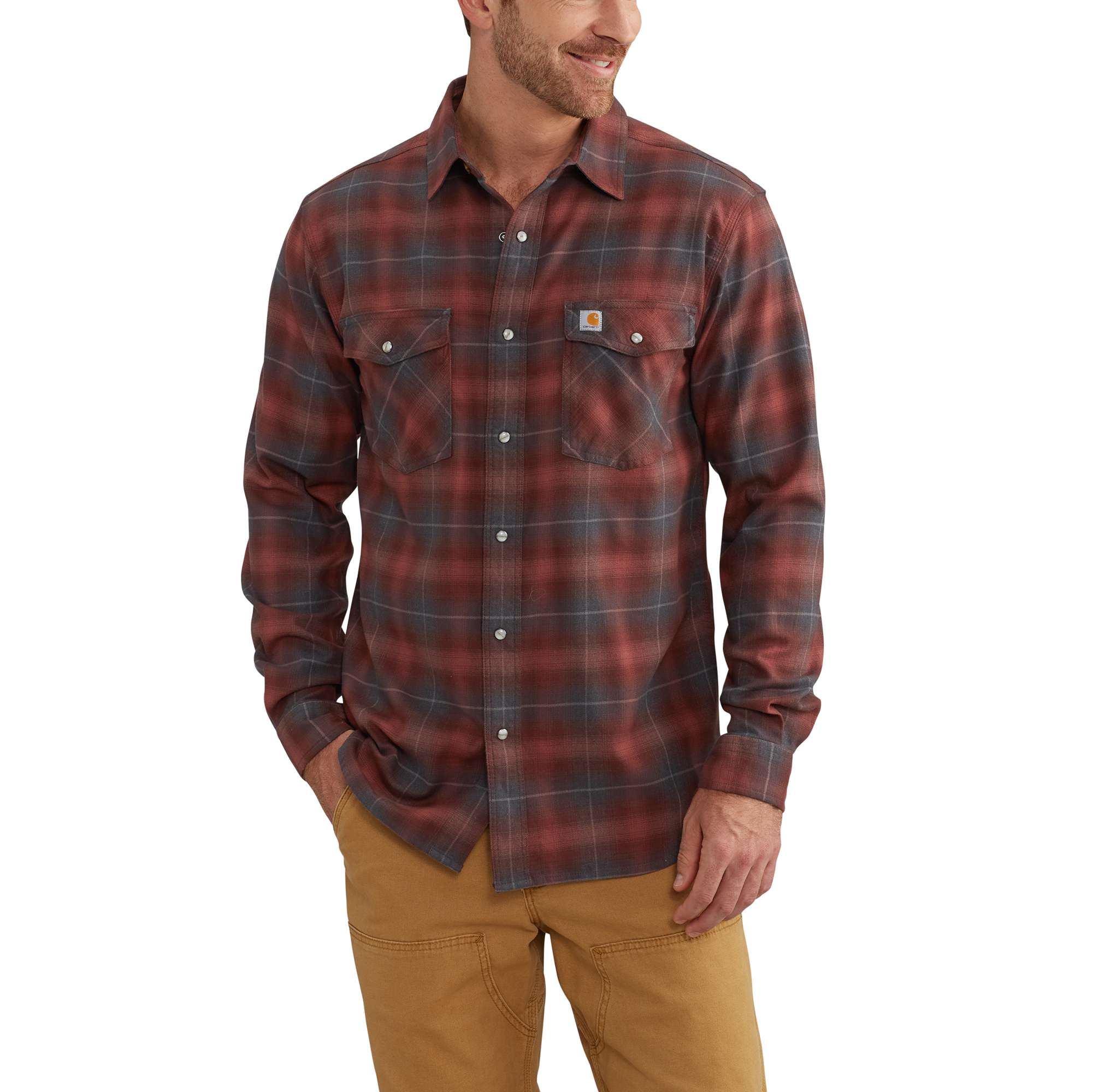 Rugged Flex® Hamilton Snap-Front Plaid Shirt