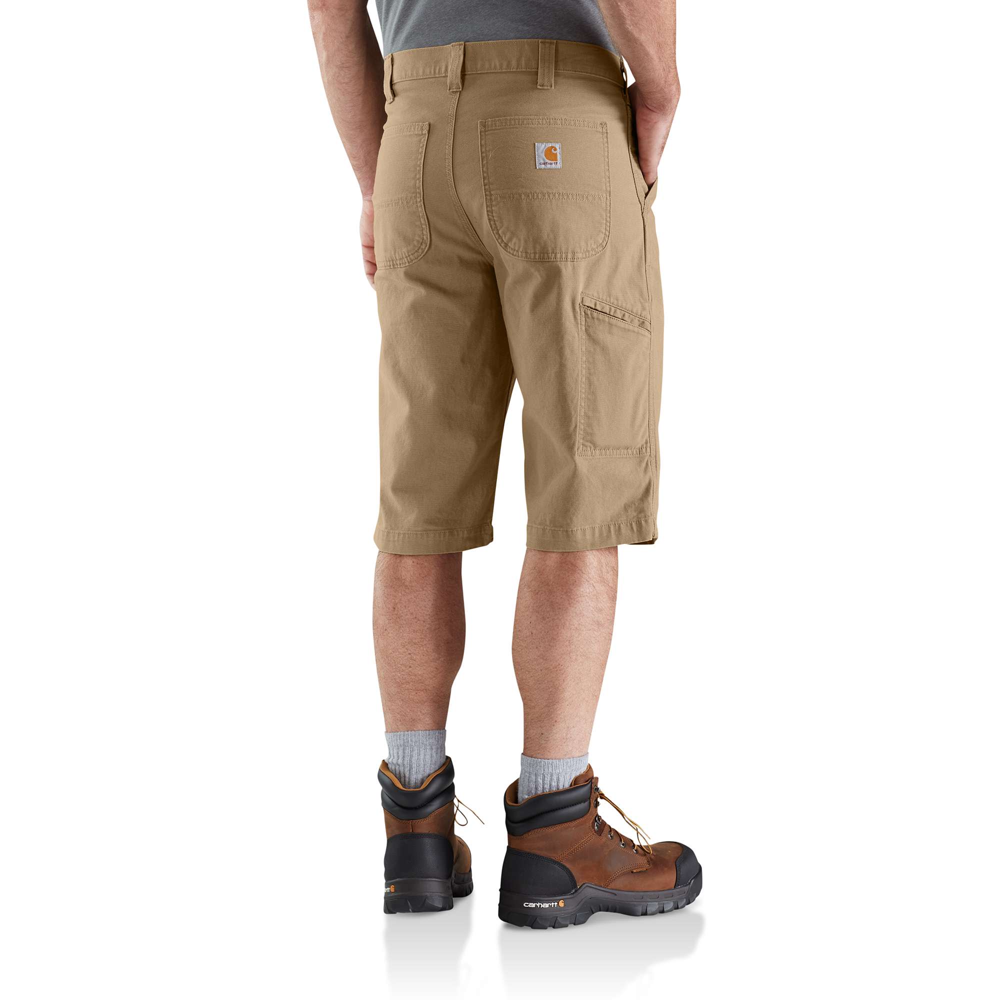 Rugged Flex® Relaxed Fit Canvas 5-Pocket Work Short - Image 2