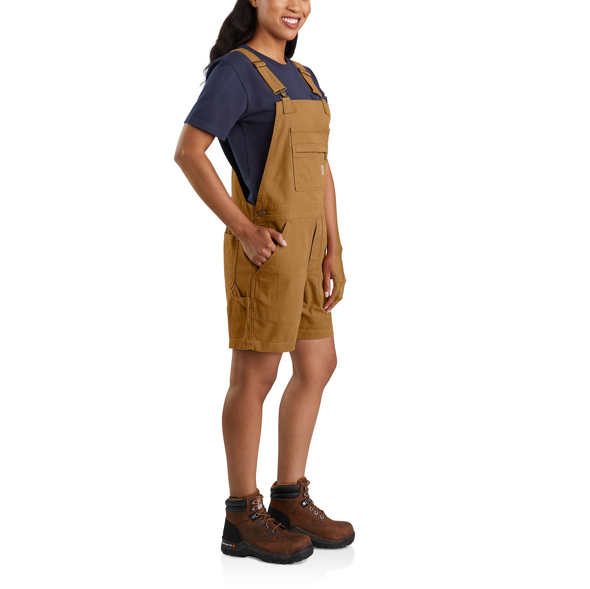 Rugged Flex Relaxed Fit Canvas Shortall - Image 4