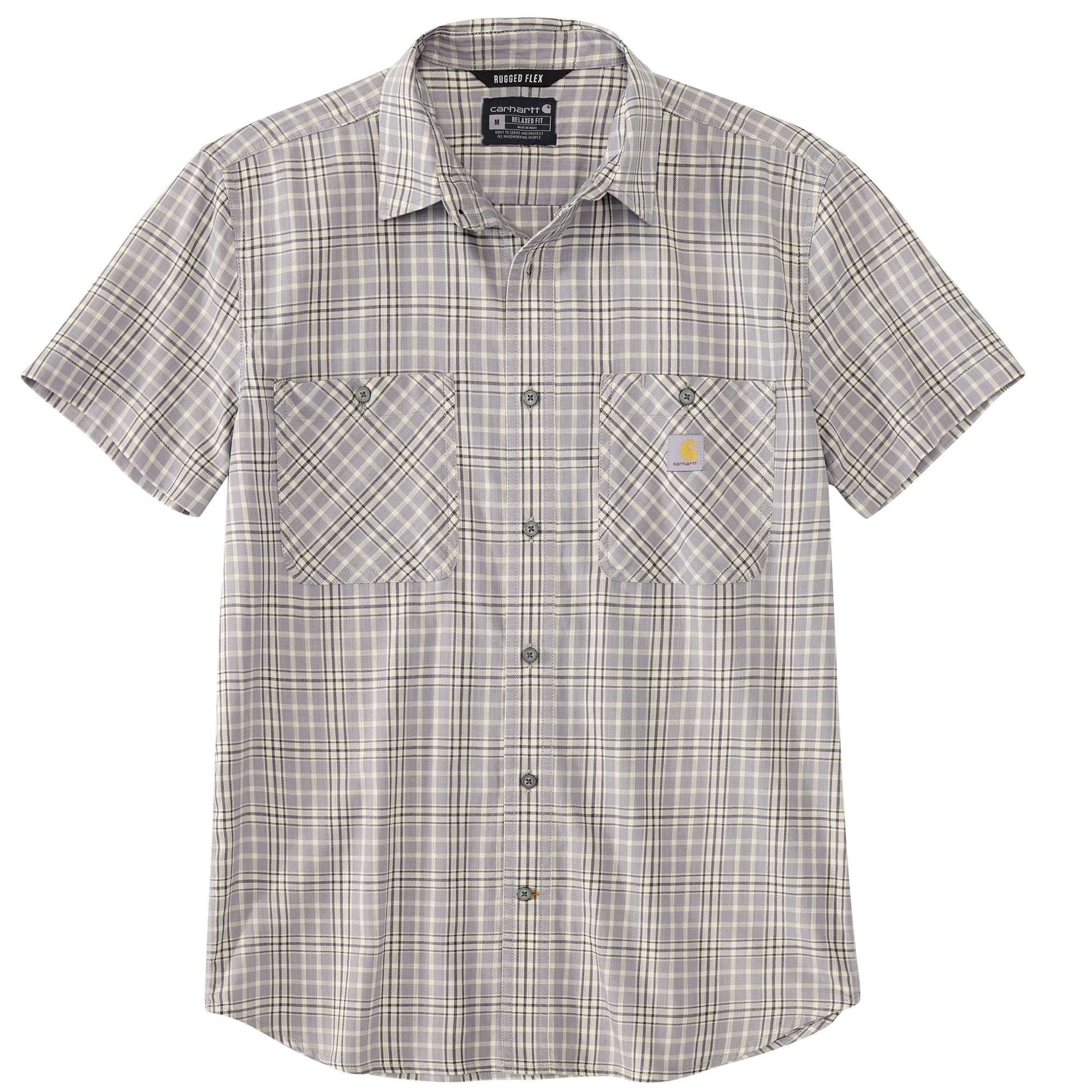 Rugged Flex® Relaxed Fit Lightweight Short-Sleeve Plaid Shirt