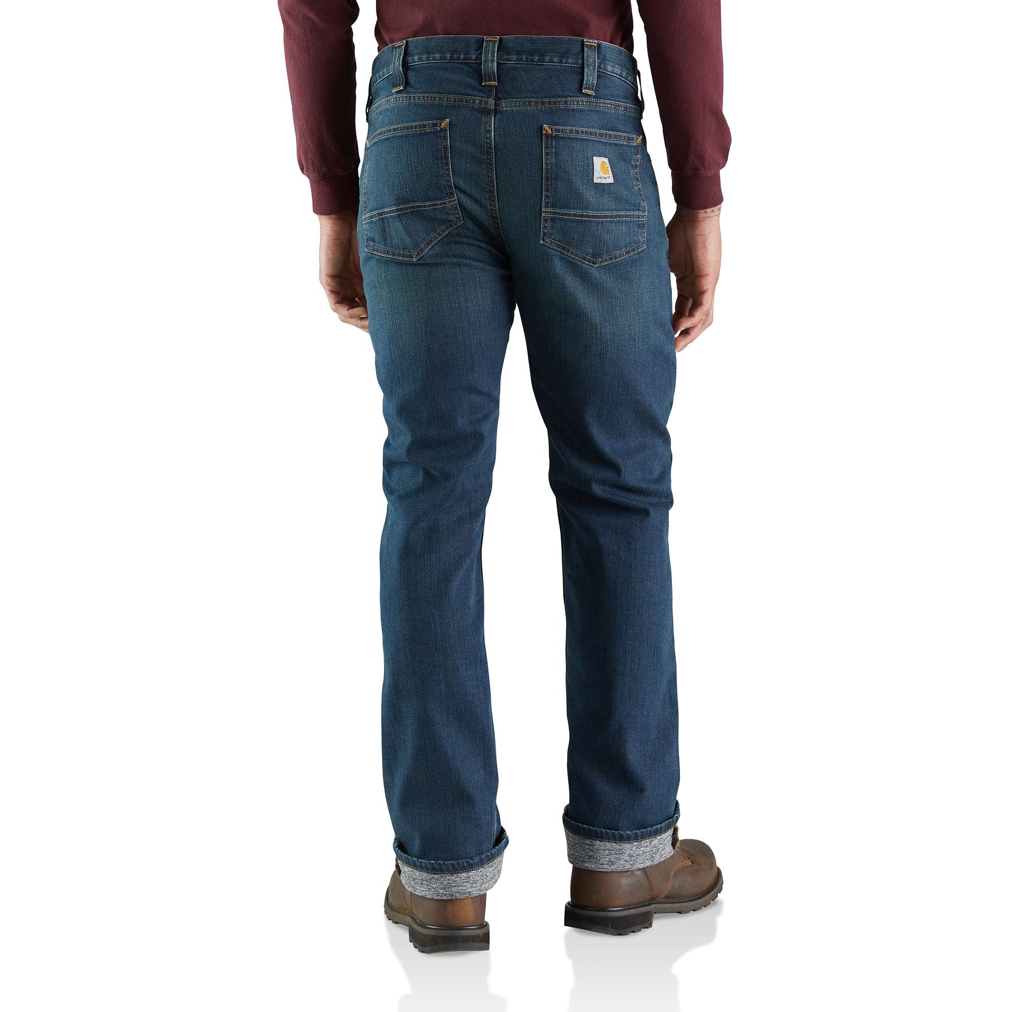 Rugged Flex® Relaxed Straight Jean Knit-Lined - Image 2