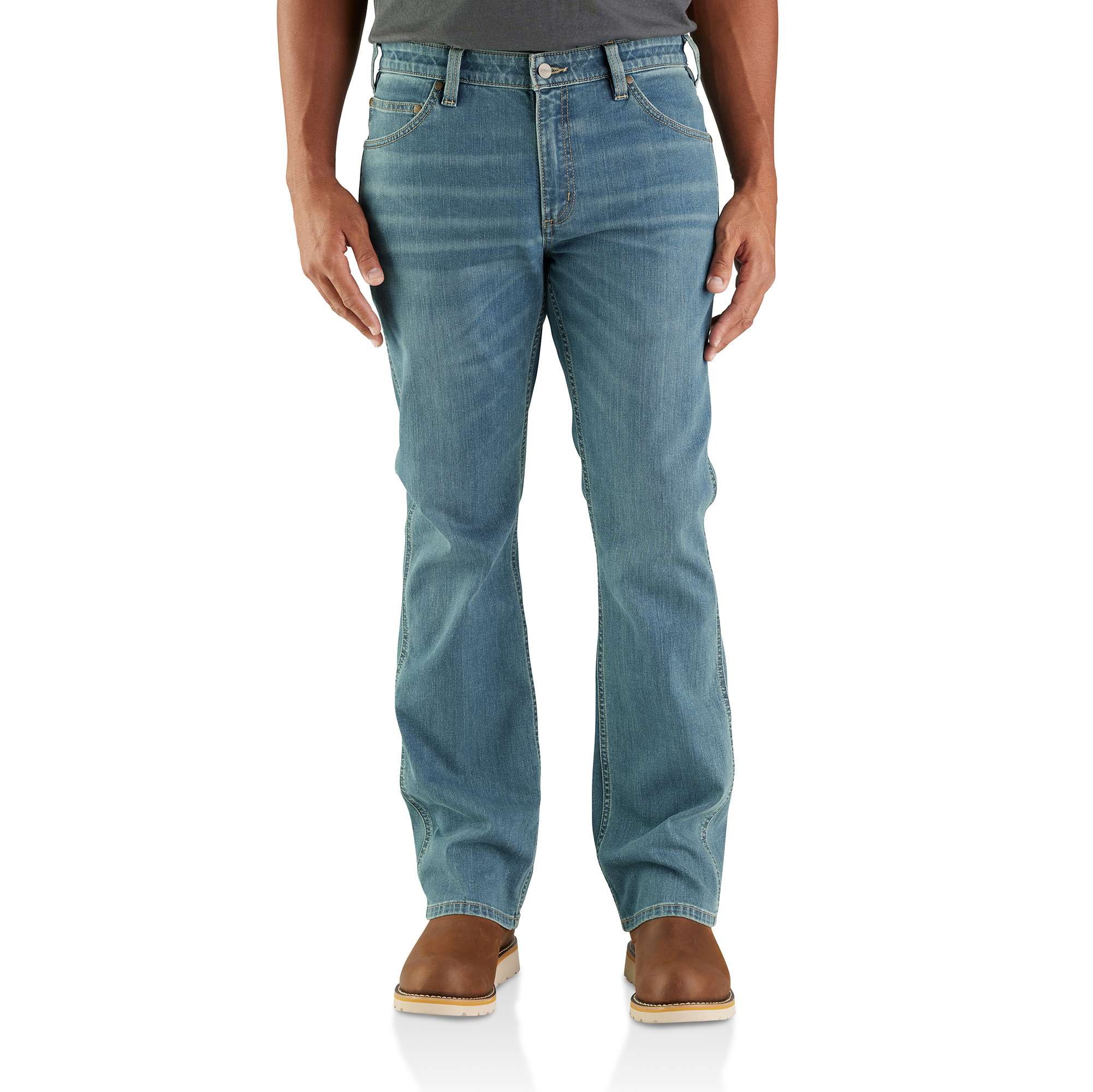 Rugged Flex® Slim Fit Low Rise 5-Pocket Bootcut Jean