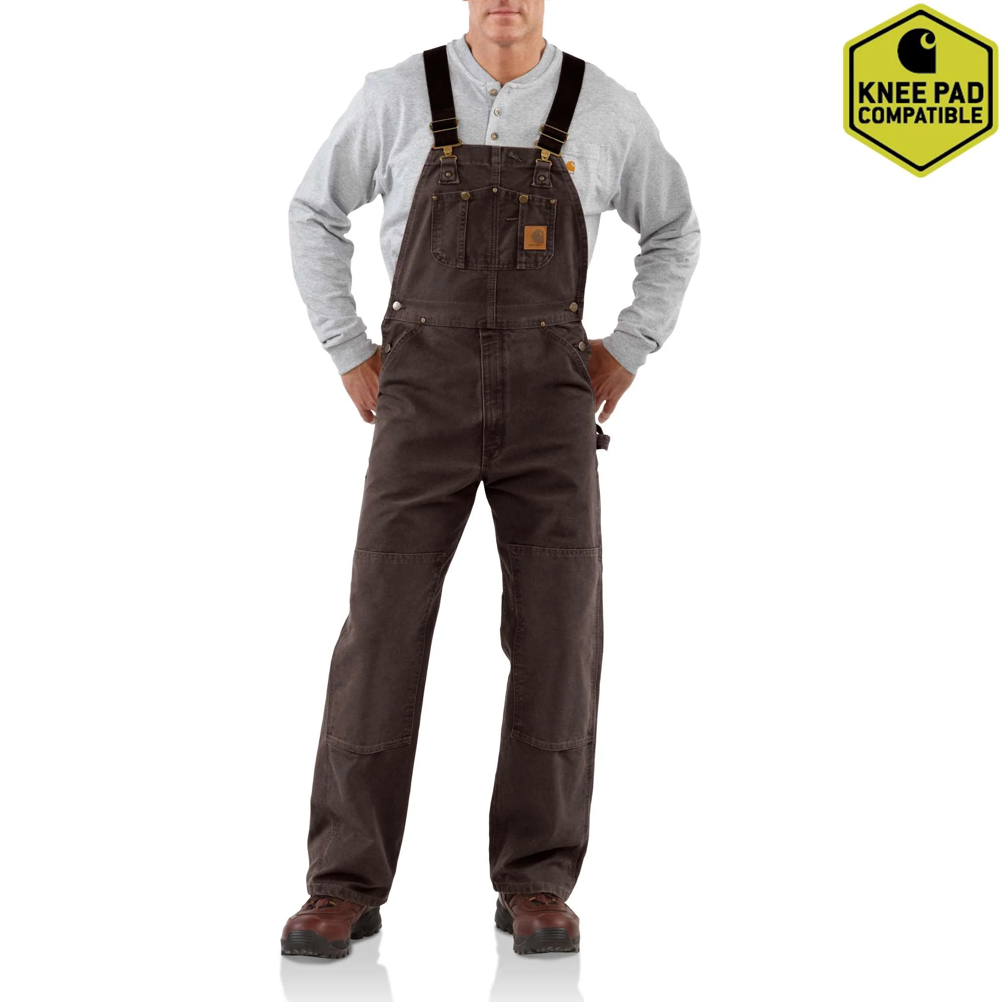 Sandstone Bib Overall/Unlined