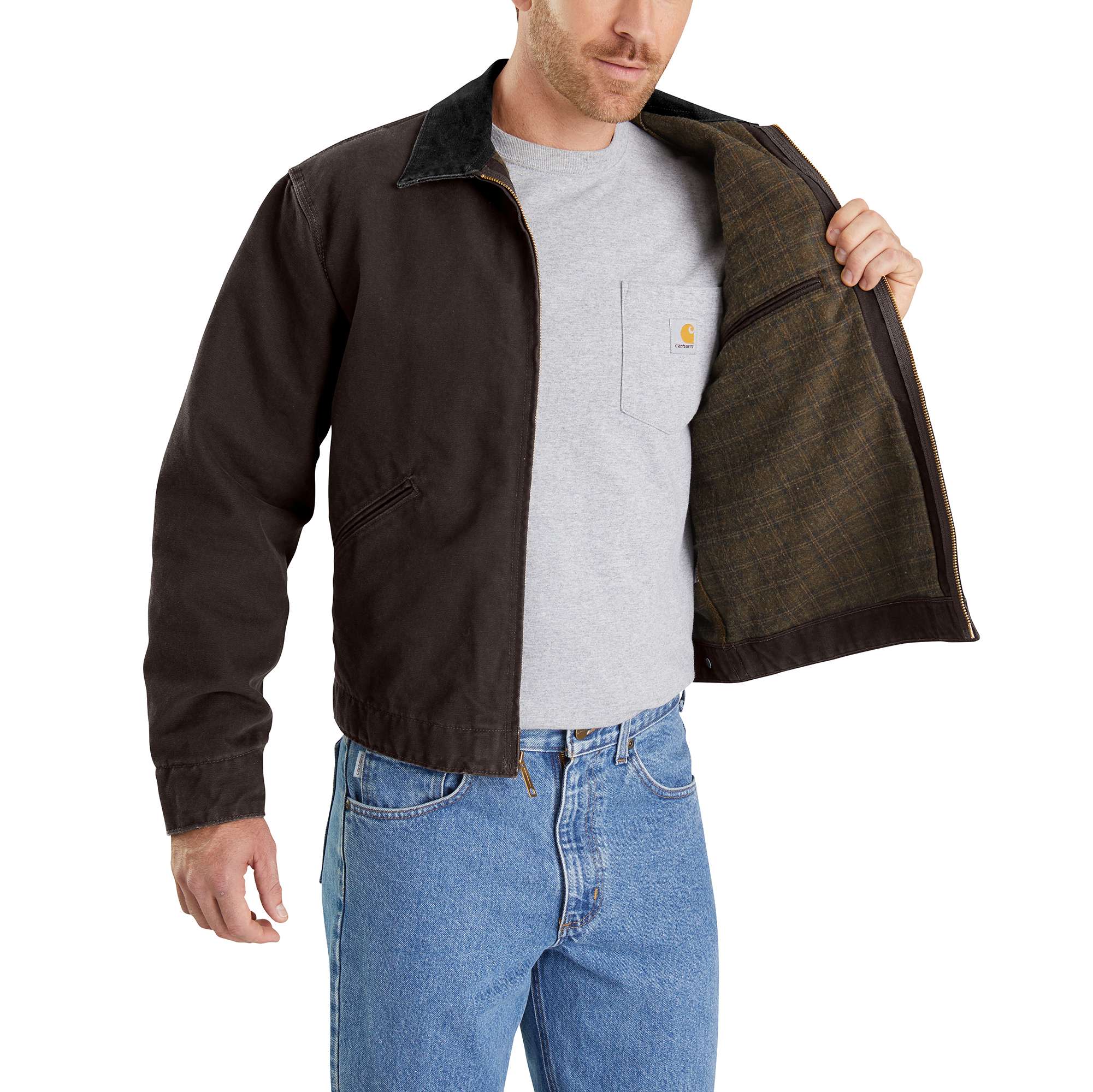 Sandstone Blanket-Lined Detroit Jacket - Image 3