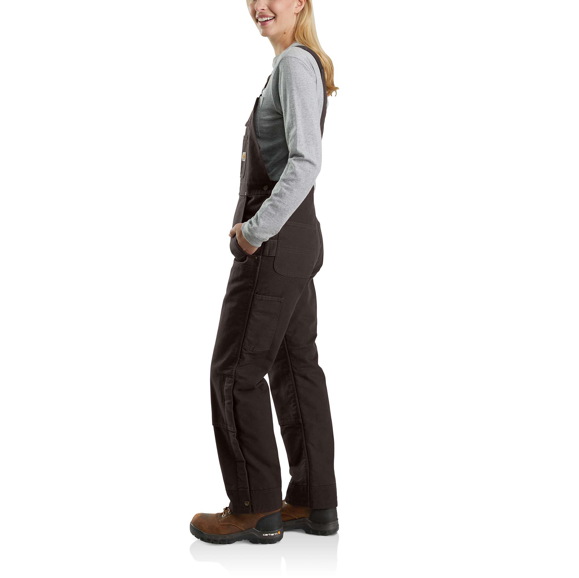 Washed Duck Insulated Bib Overall - Image 3