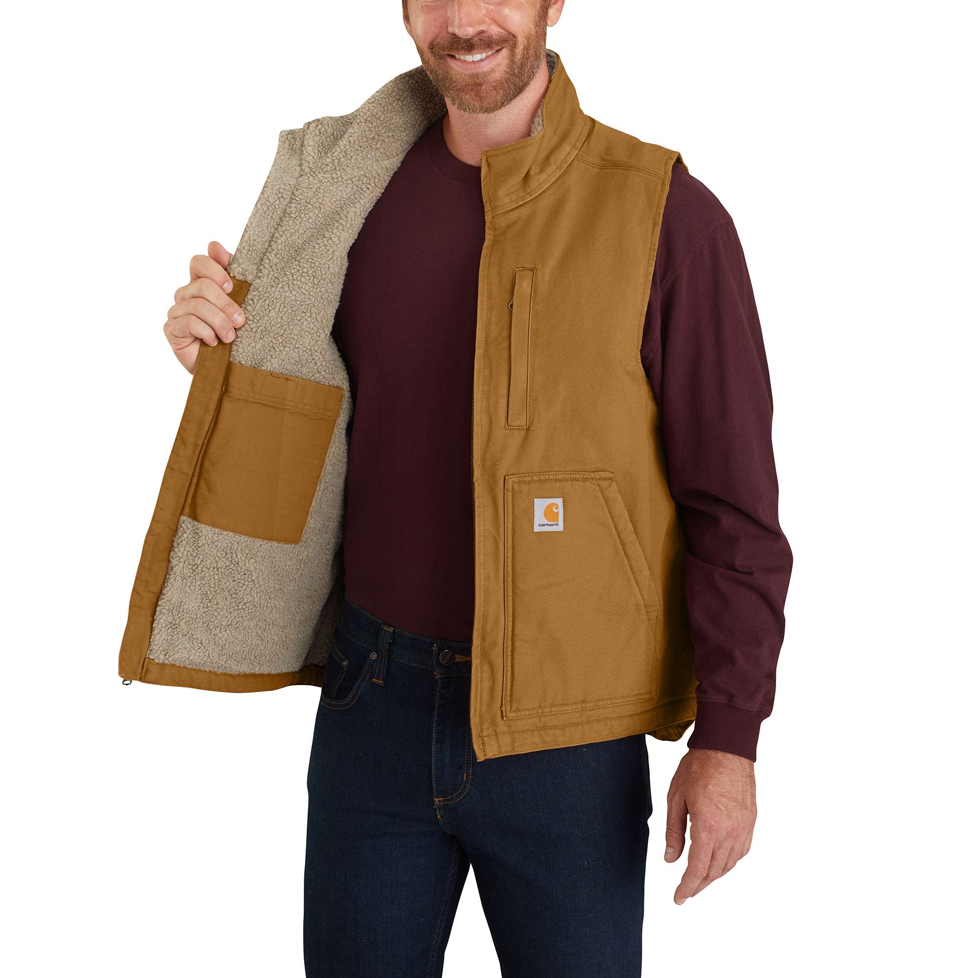 Washed Duck Mock-Neck Vest - Image 4