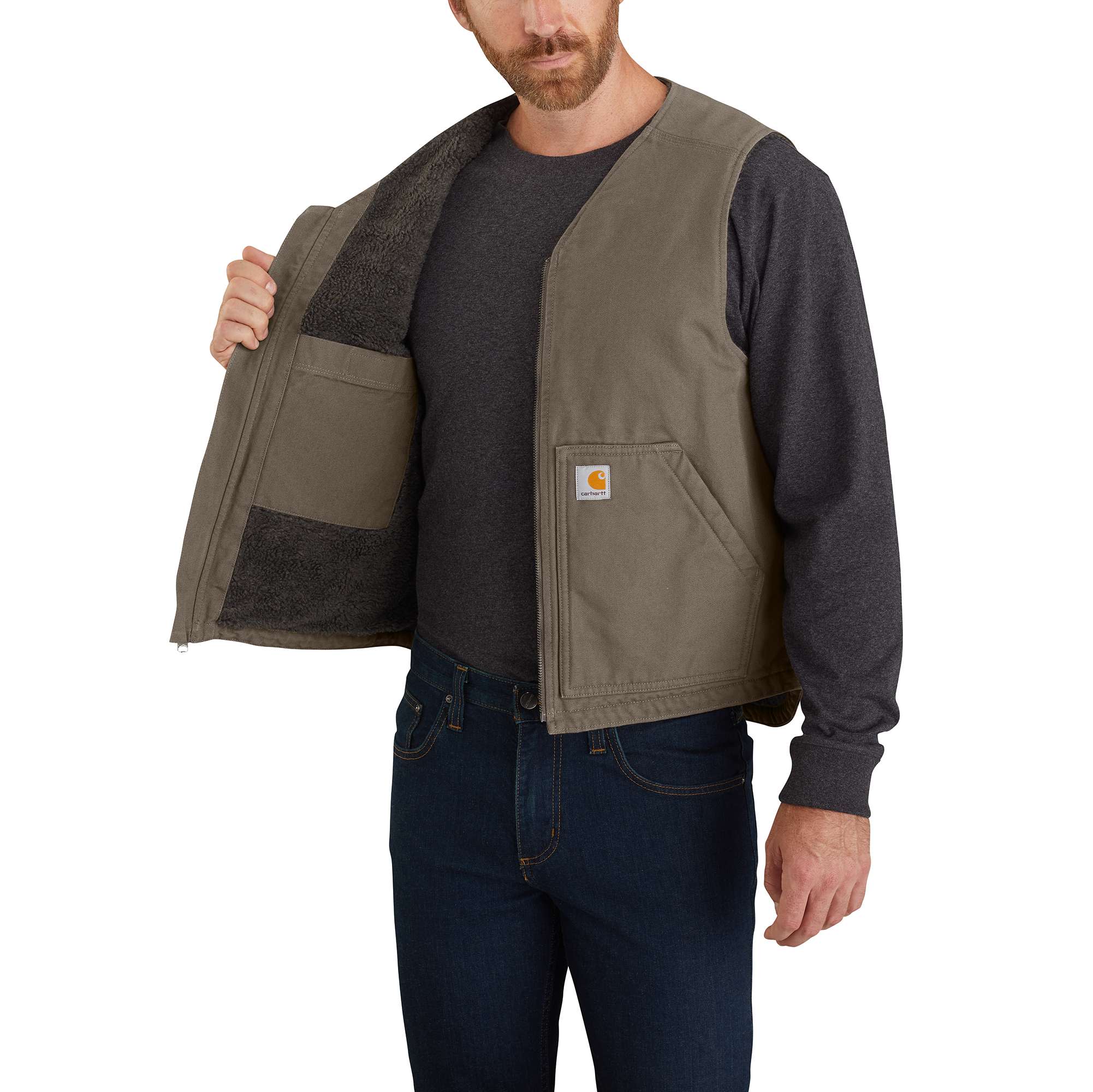 Washed Duck Rugged Vest - Image 4