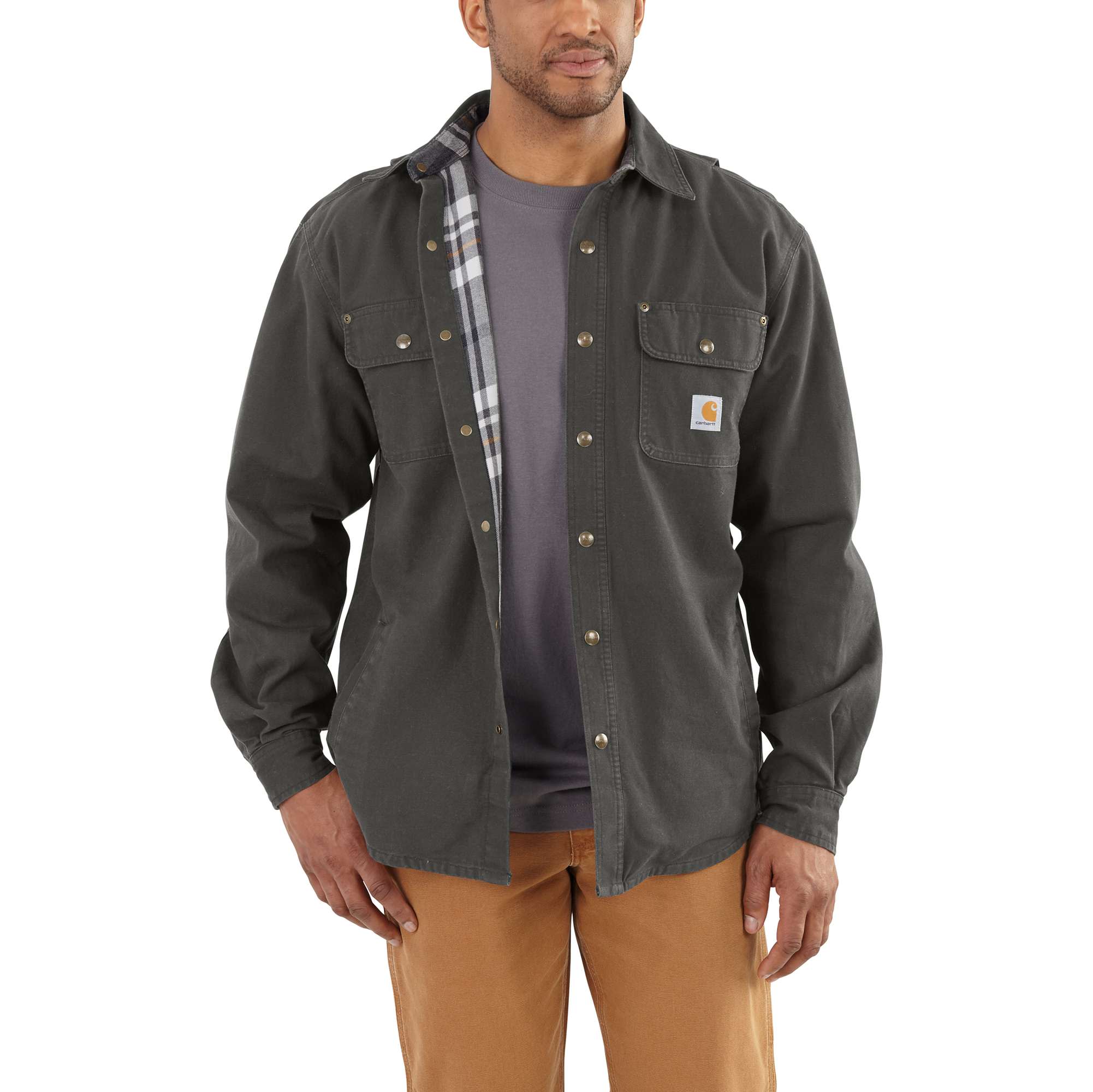 Weathered Canvas Shirt Jac