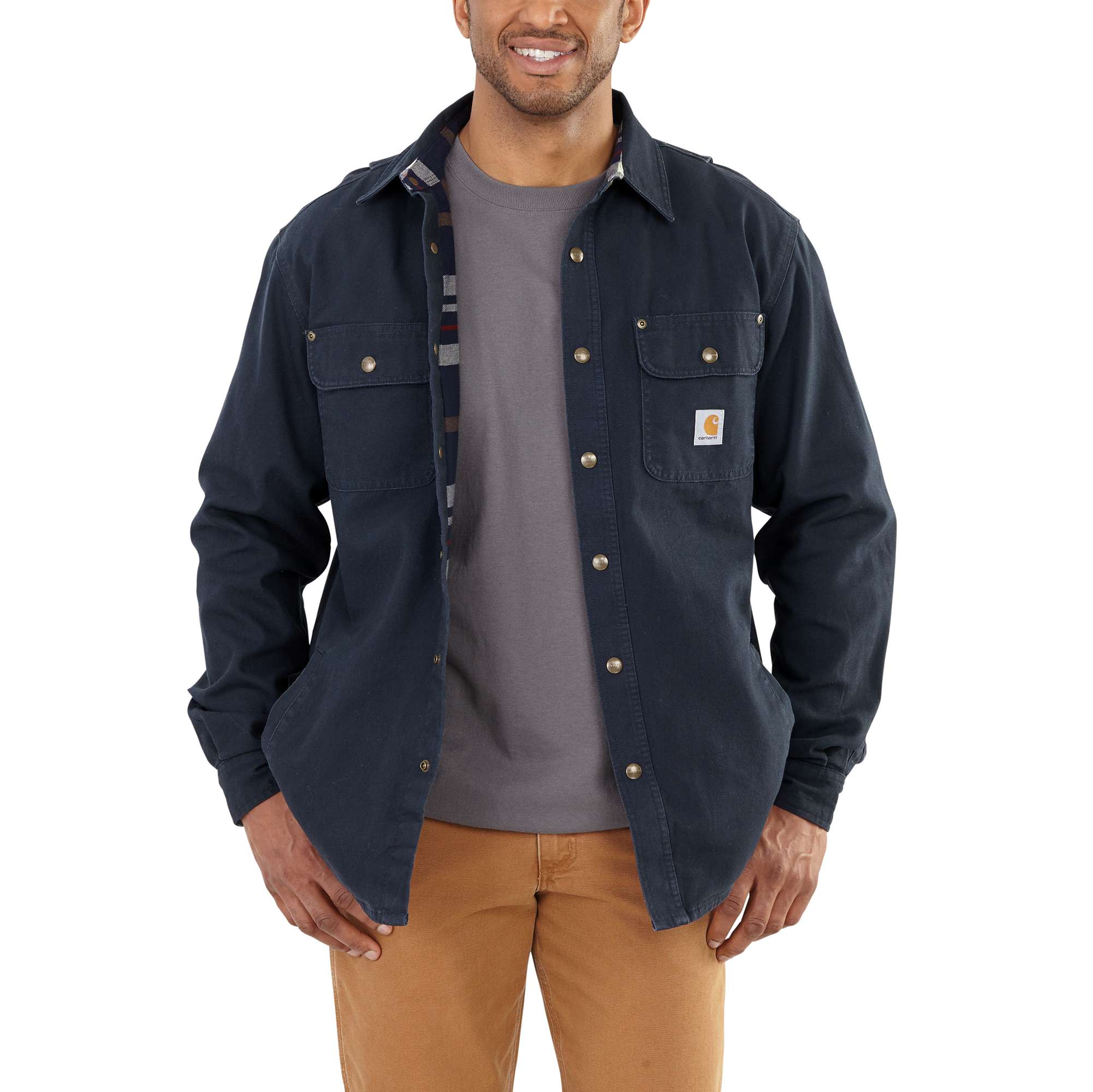 Weathered Canvas Shirt Jac