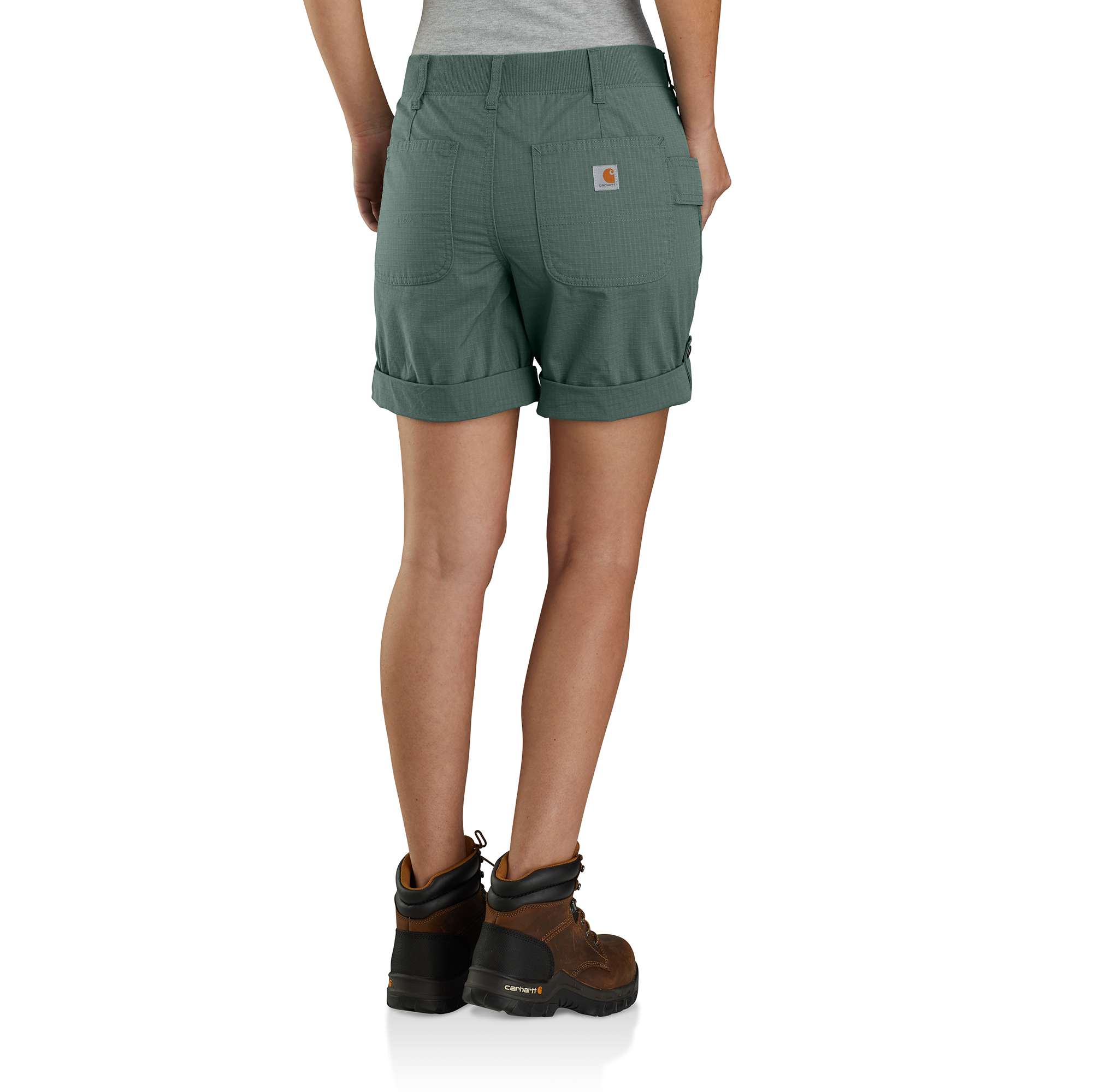 Women's Carhartt Force® Loose Fit Ripstop Work Short - Image 2