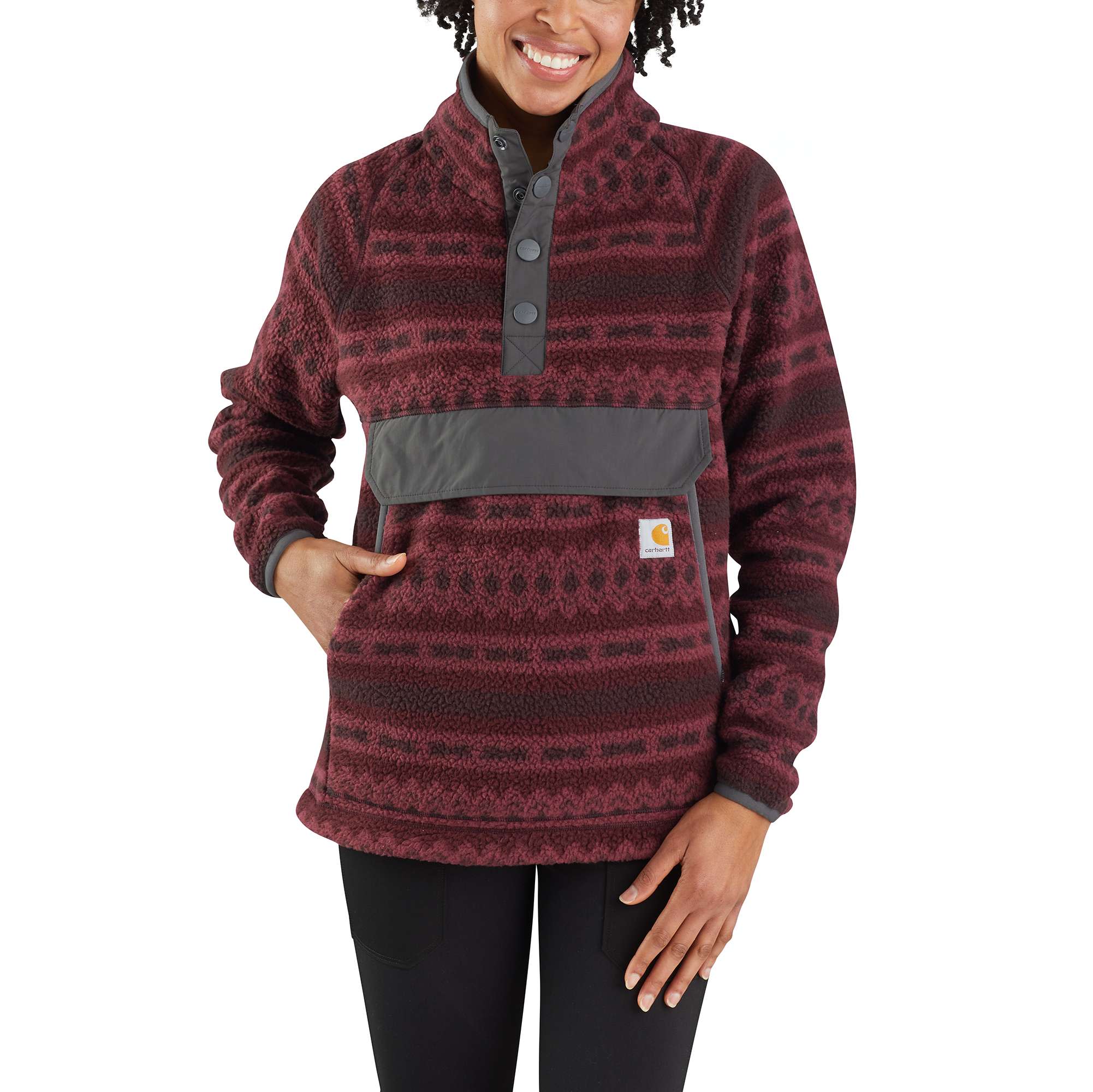 Women's Fleece Pullover - Relaxed Fit - 2 Warmer Rating