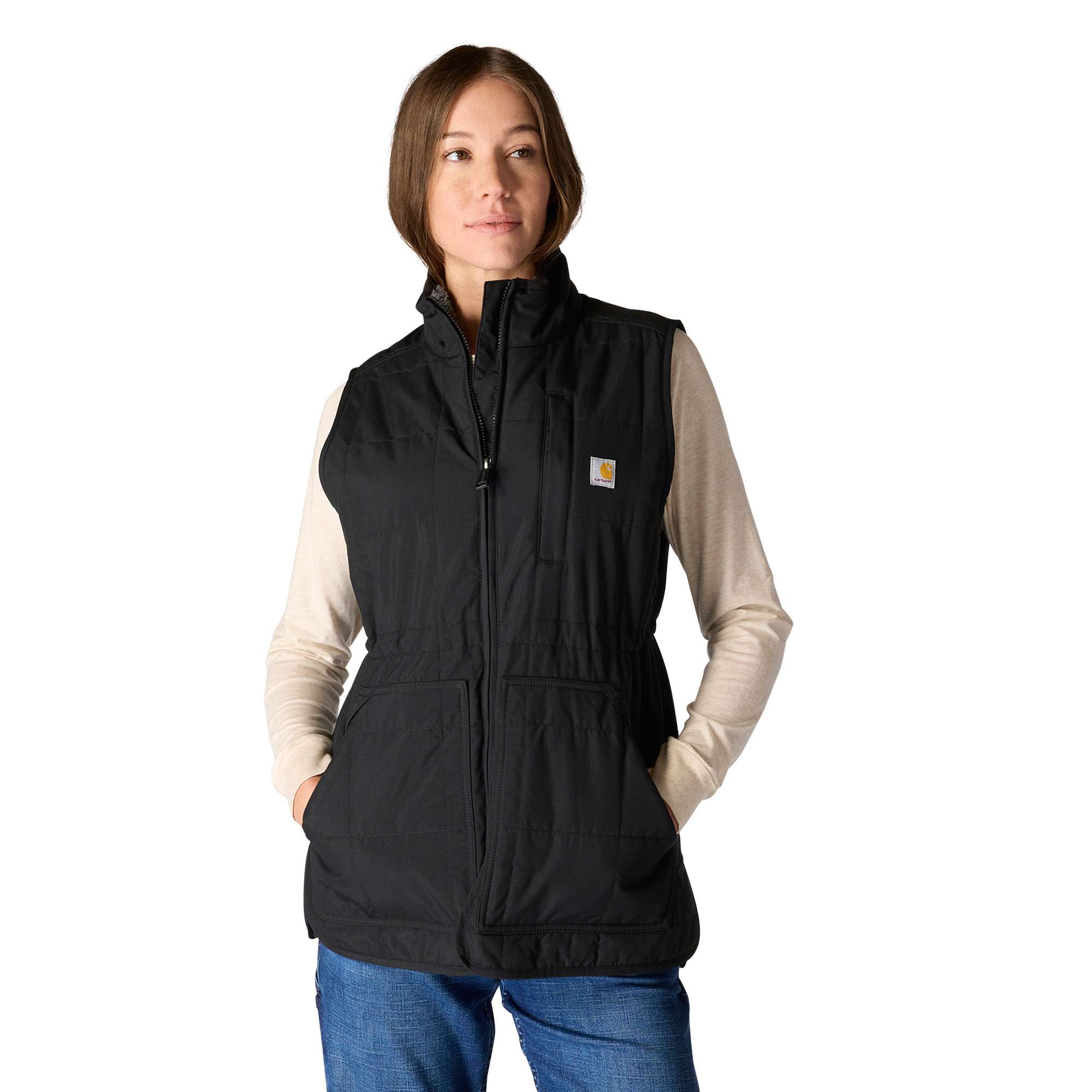 Women's Rain Defender® Relaxed Fit Lightweight Insulated Mock-Neck Vest