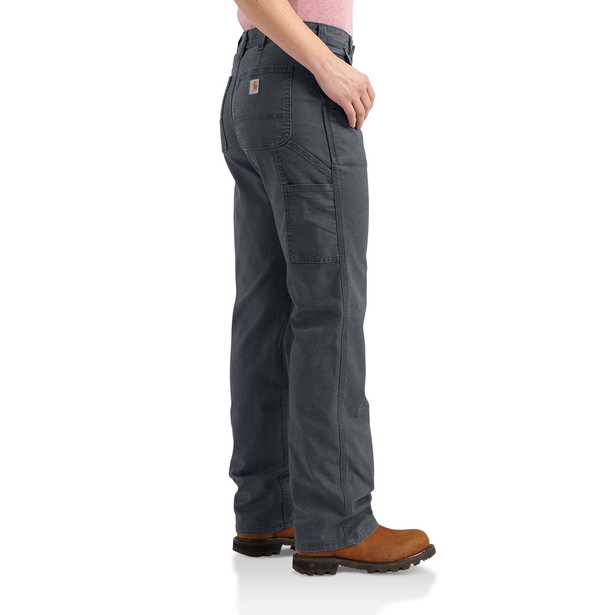 Women's Rugged Flex® Loose Fit Canvas Work Pant - Image 5
